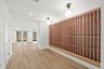 Corridor with storage spaces and egress lower level