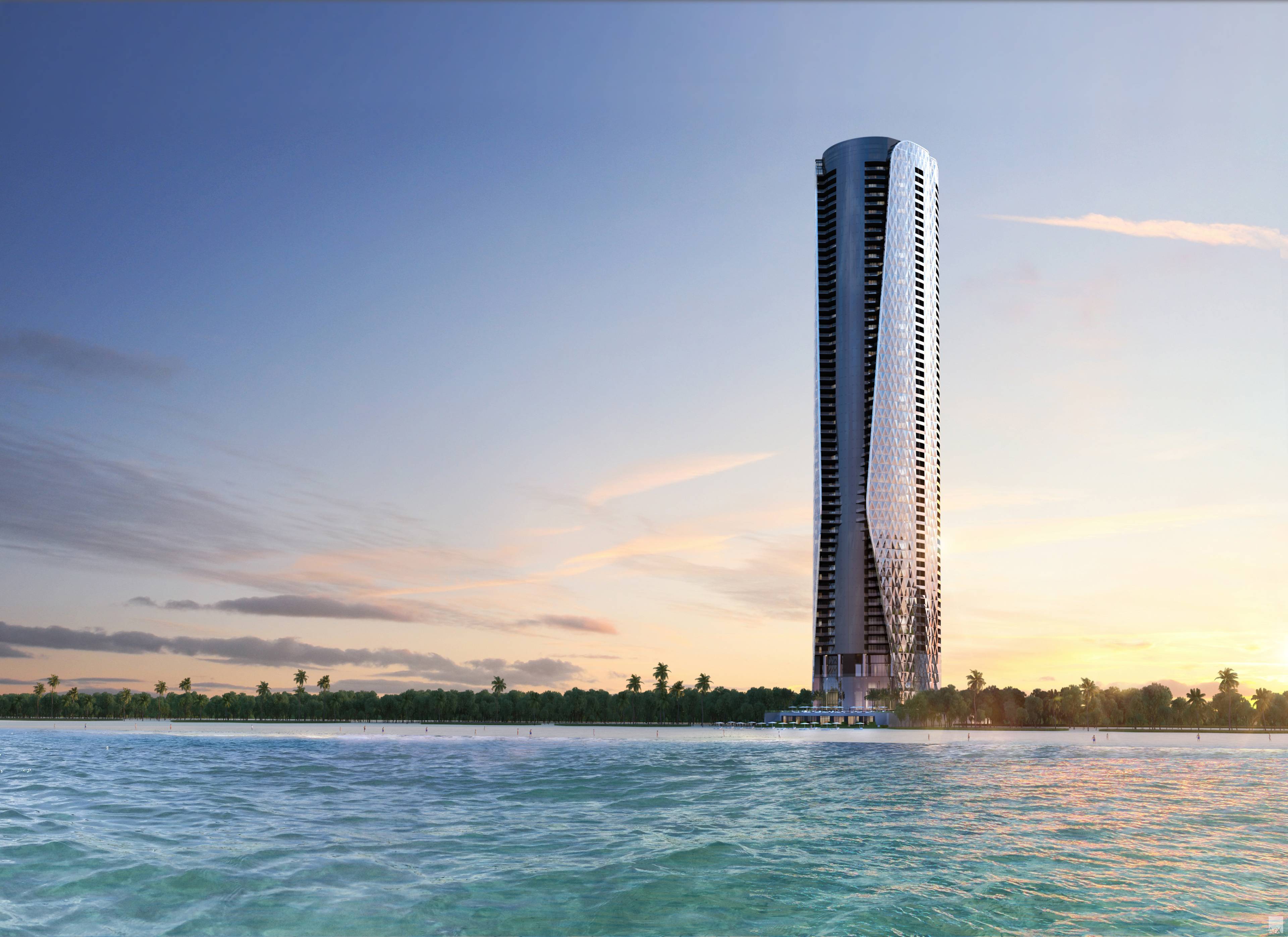 Tallest Residential tower on a US Beachfront, Bentley-branded luxury building