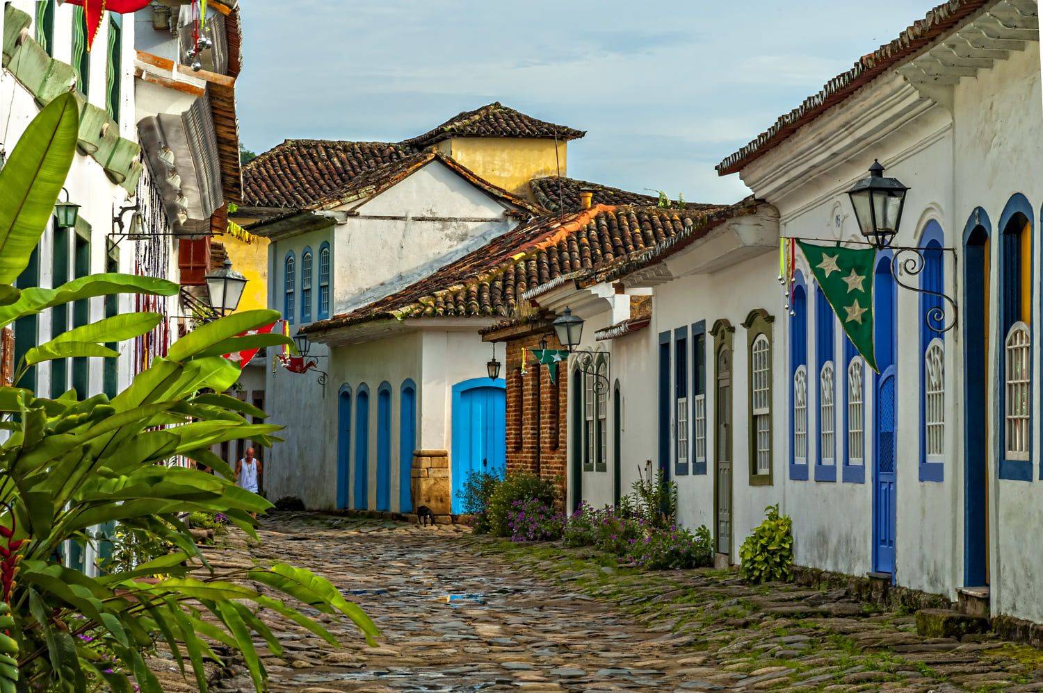 Charming Colonial Architecture in Paraty, Rio de Janeiro
