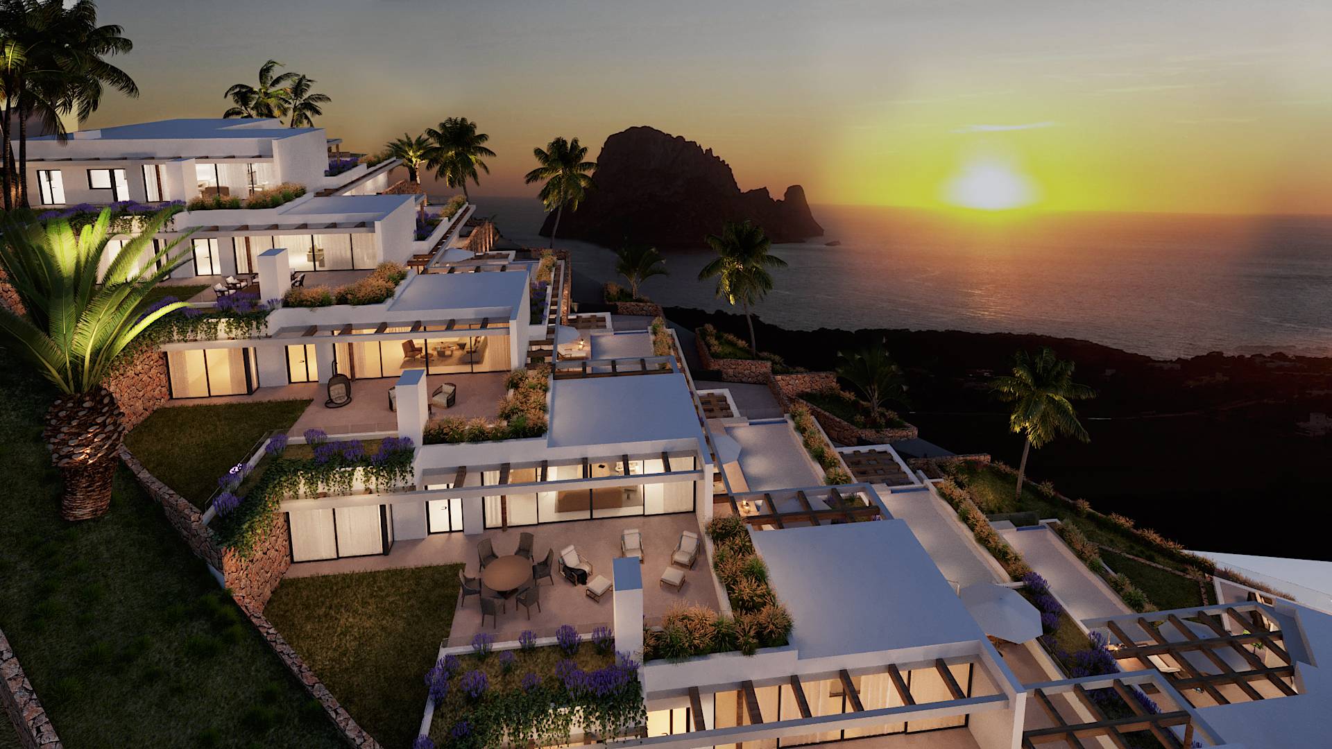 Luxury Semi-Detached Villas With Private Pools & Sunset Views