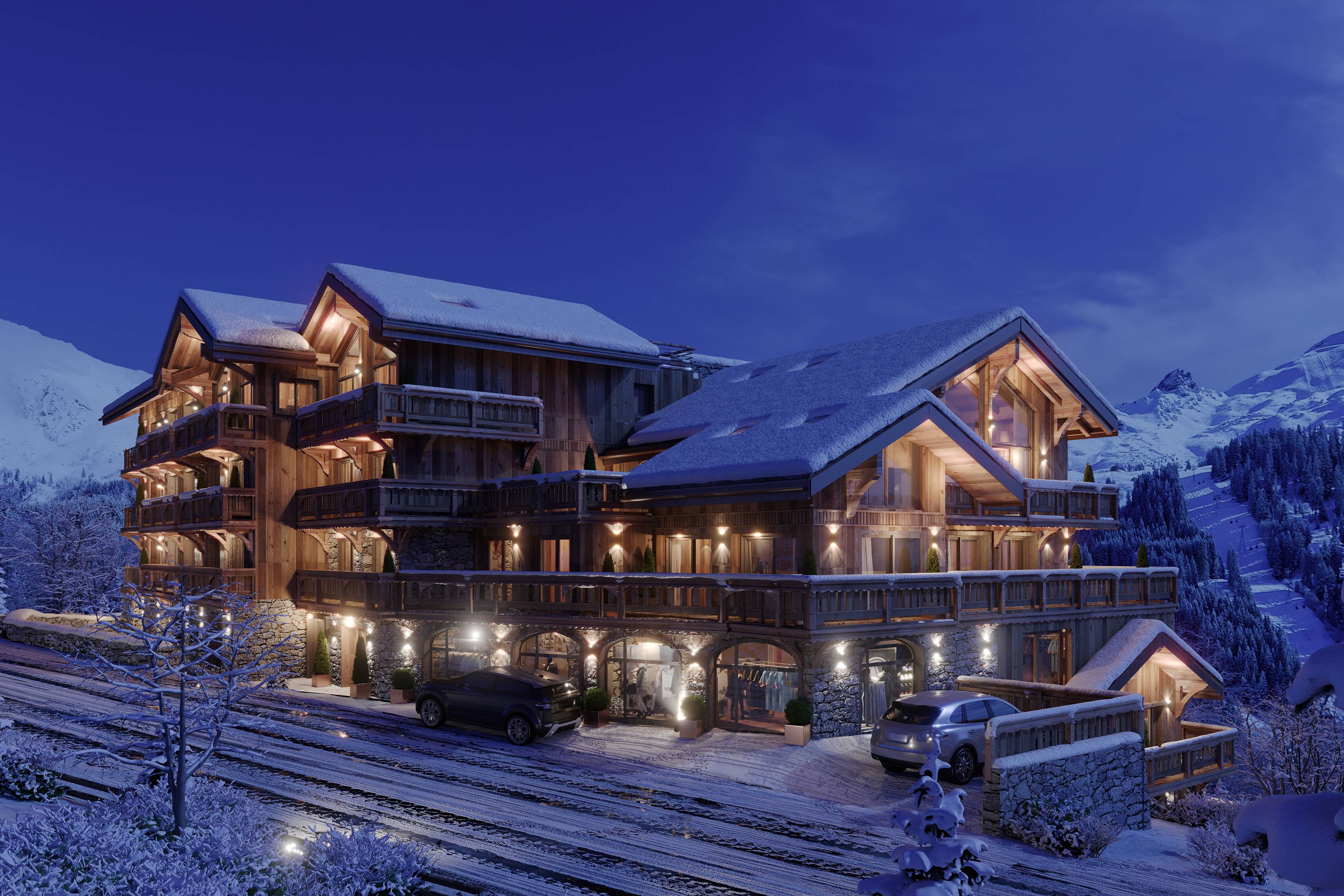luxury living in a charming mountain setting - in the heart of the 3 Valleys