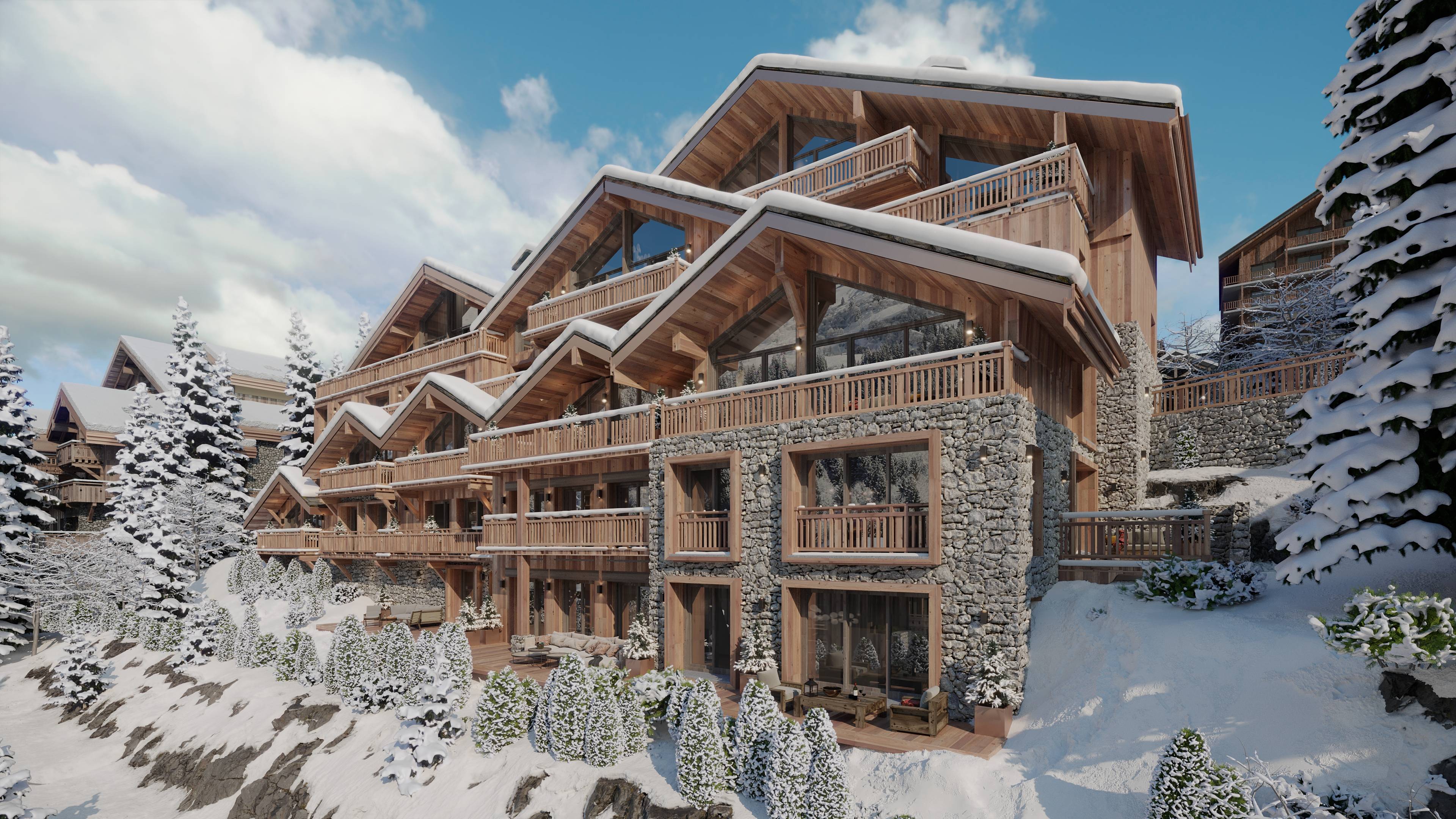Introducing the Ultimate Alpine Getaway: A Luxurious Chalet-Style Condo in Meribel's 3 Valleys