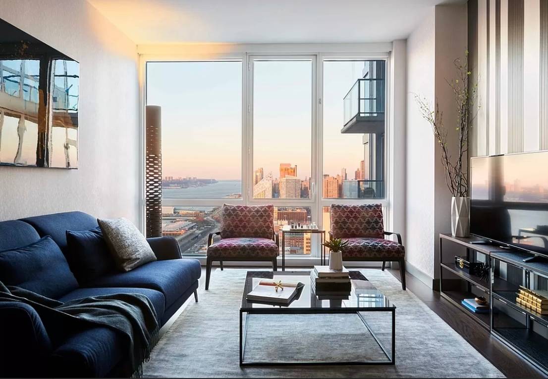 DELIGHTFUL CITY VIEWS 1BED IN ULTRA LUXURY HELL'S KITCHEN BUILDING, POOL, W/D IN UNIT