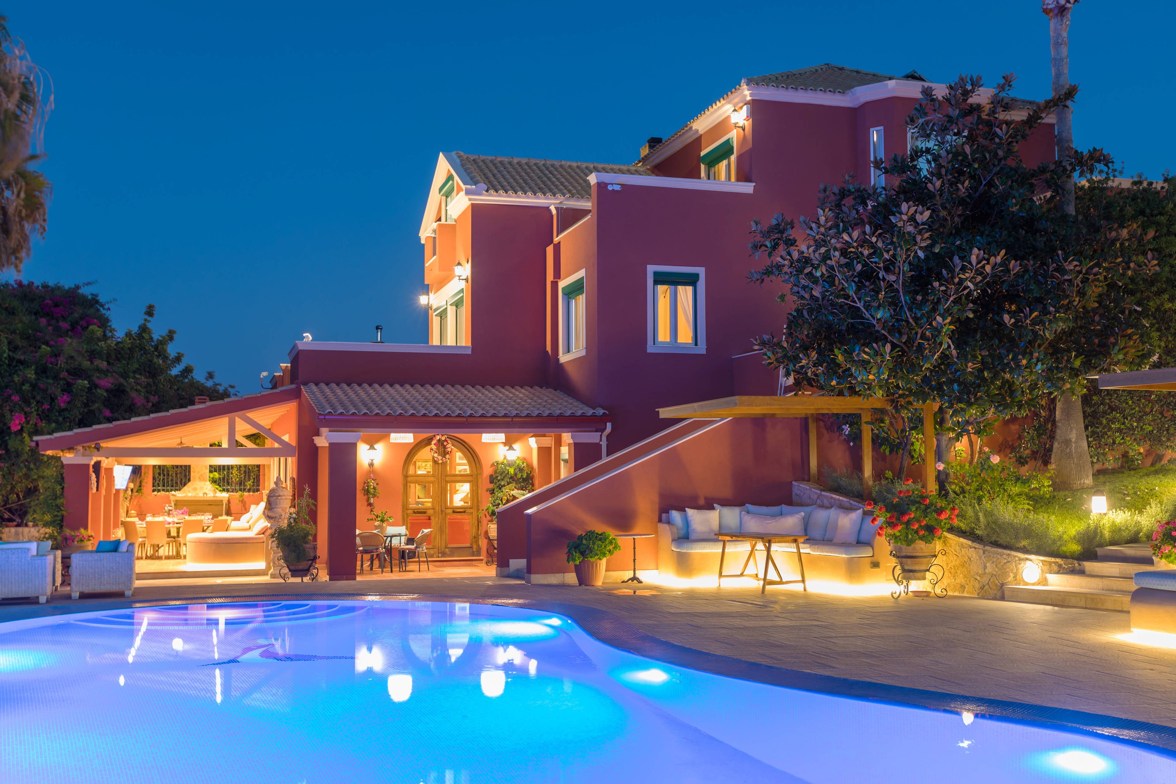 VILLA TERRACOTTA : The Epitome of Luxury in a seafront Villa with panoramic seaviews and exclusive pool in Zakynthos