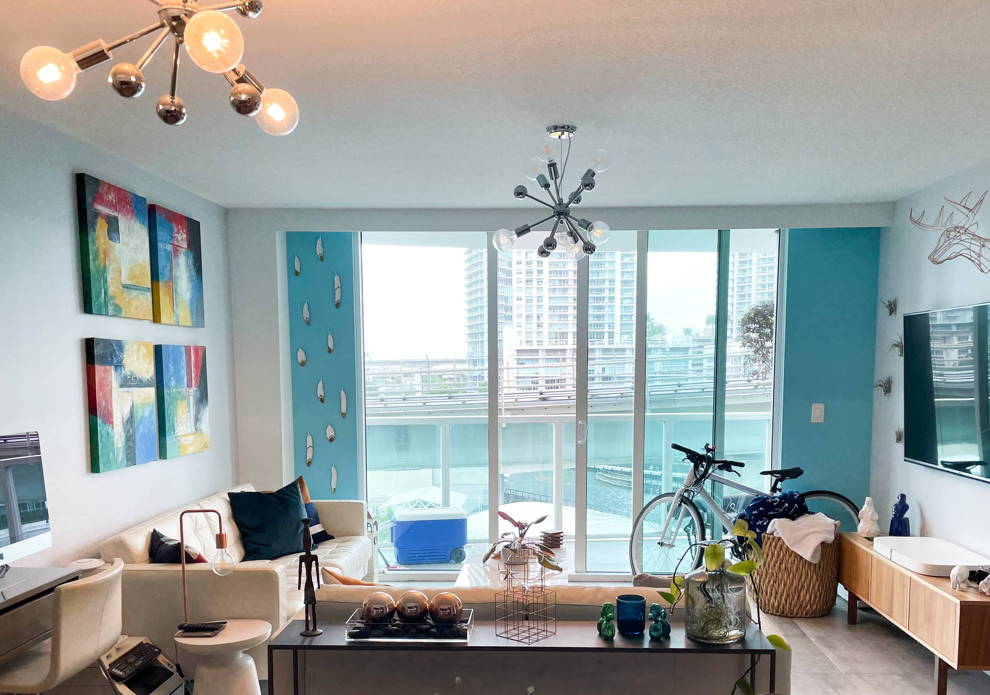 Brickell Miami Waterfront Condo for Rent |1-Bed, 1-Bath Unit with Water Views and a Walk In Closet