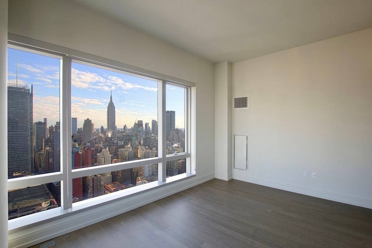 No Fee- Enjoy City views & Hudson River views in this One Bedroom In Hudson Yards!