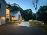 Evening impression with landscape lighting