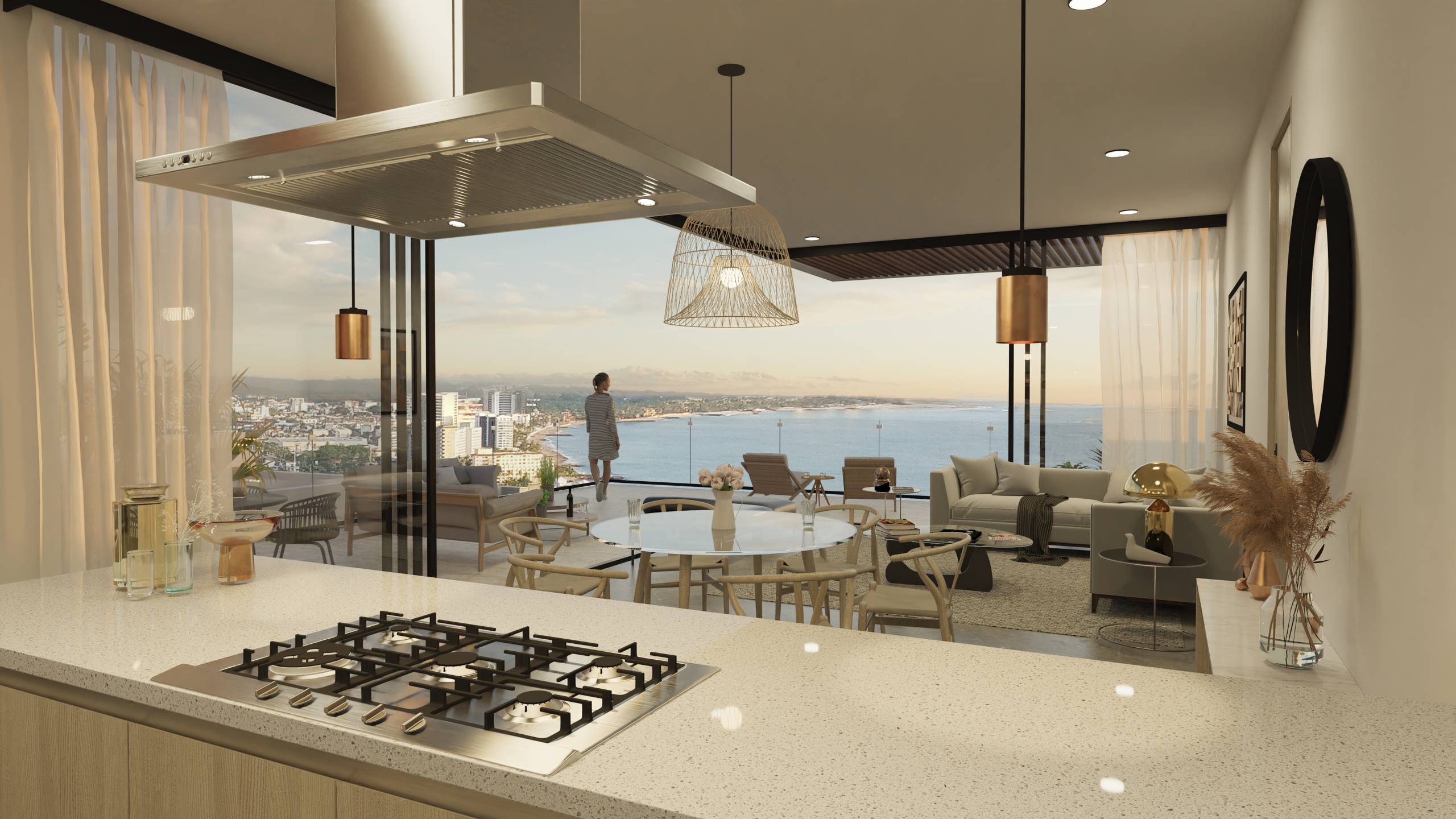 Introducing Penthouse 1 - An Epitome of Luxury and Serenity in the Vibrant Heart of Puerto Vallarta.