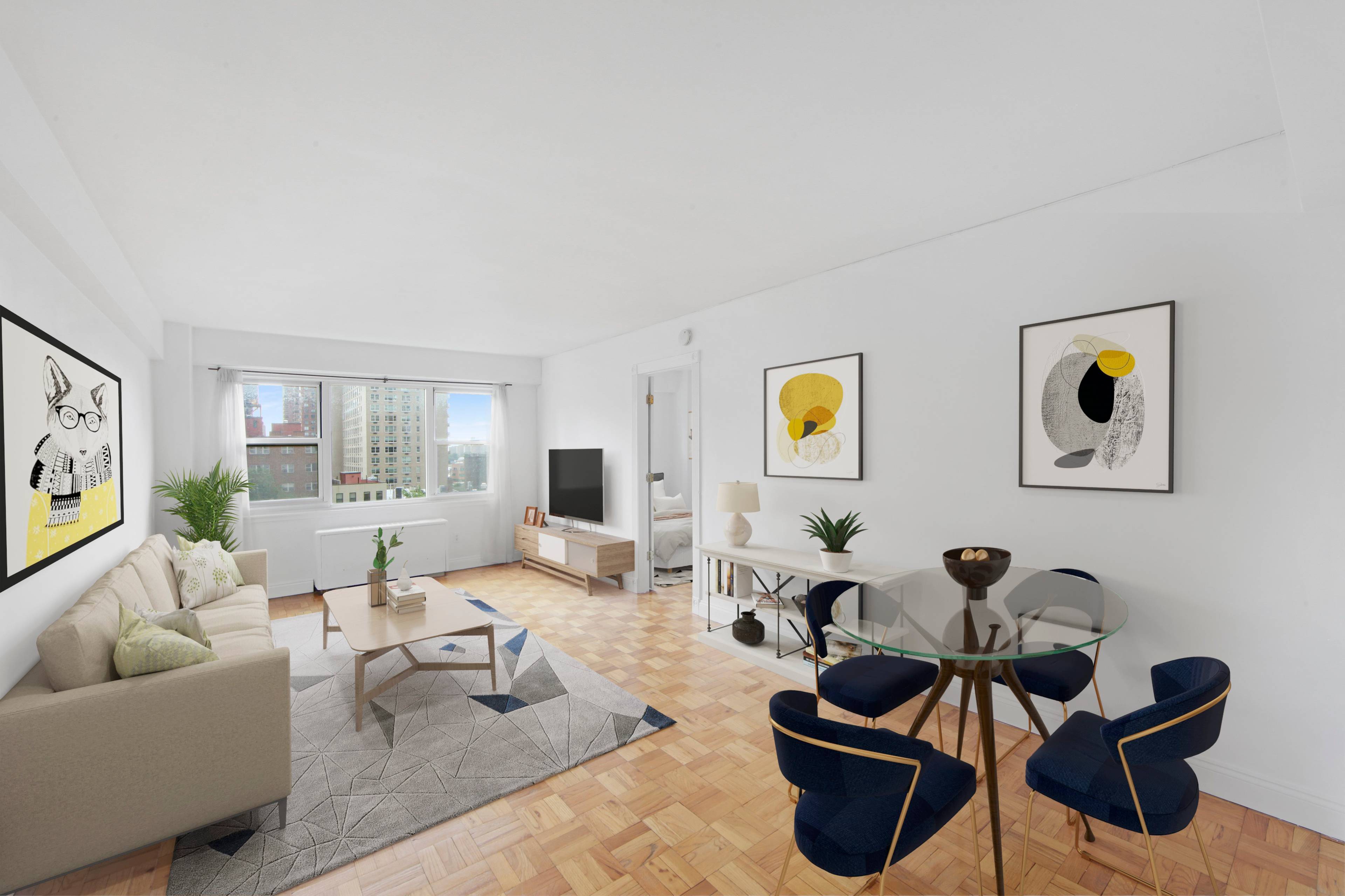 Elegant and bright UES one bedroom with river views near Carl Schurz Park