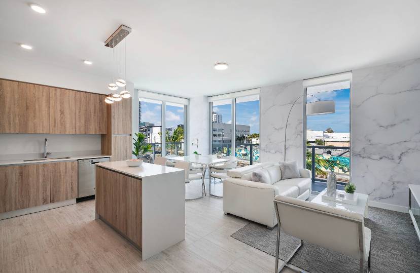 2BD/2BA Fully-Furnished  Condo in Miami, Design District | Amazing Views