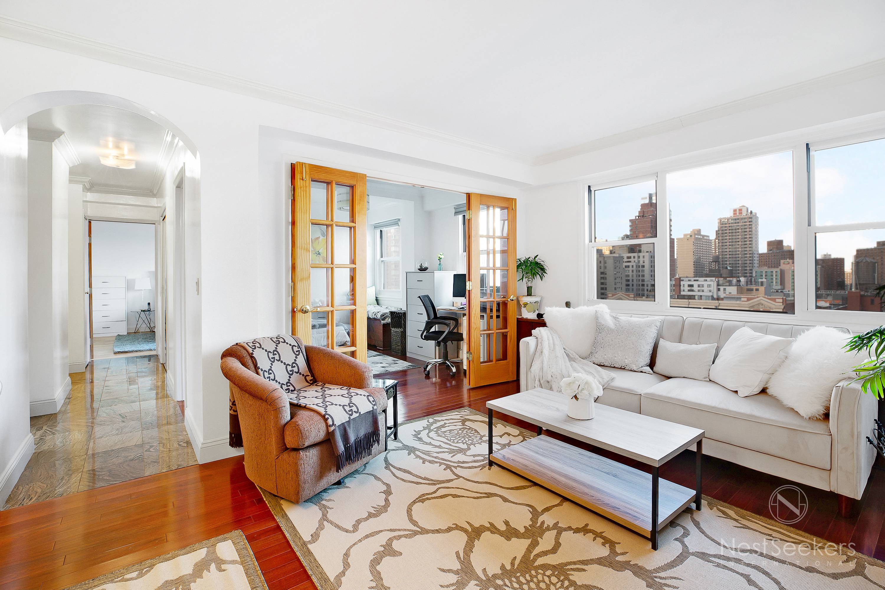 Now Showing by appointment! UES 2 bedroom, 2 .5 baths with striking river views