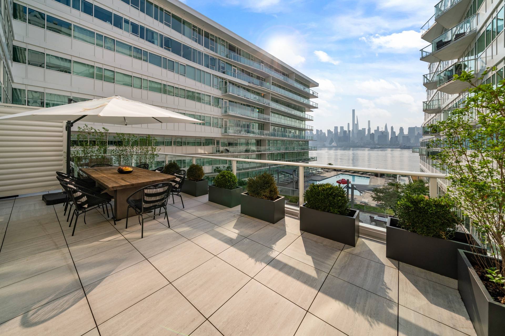 Rare Rental Opportunity - Weehawken Waterfront 2 Bedroom with Large Terrace!