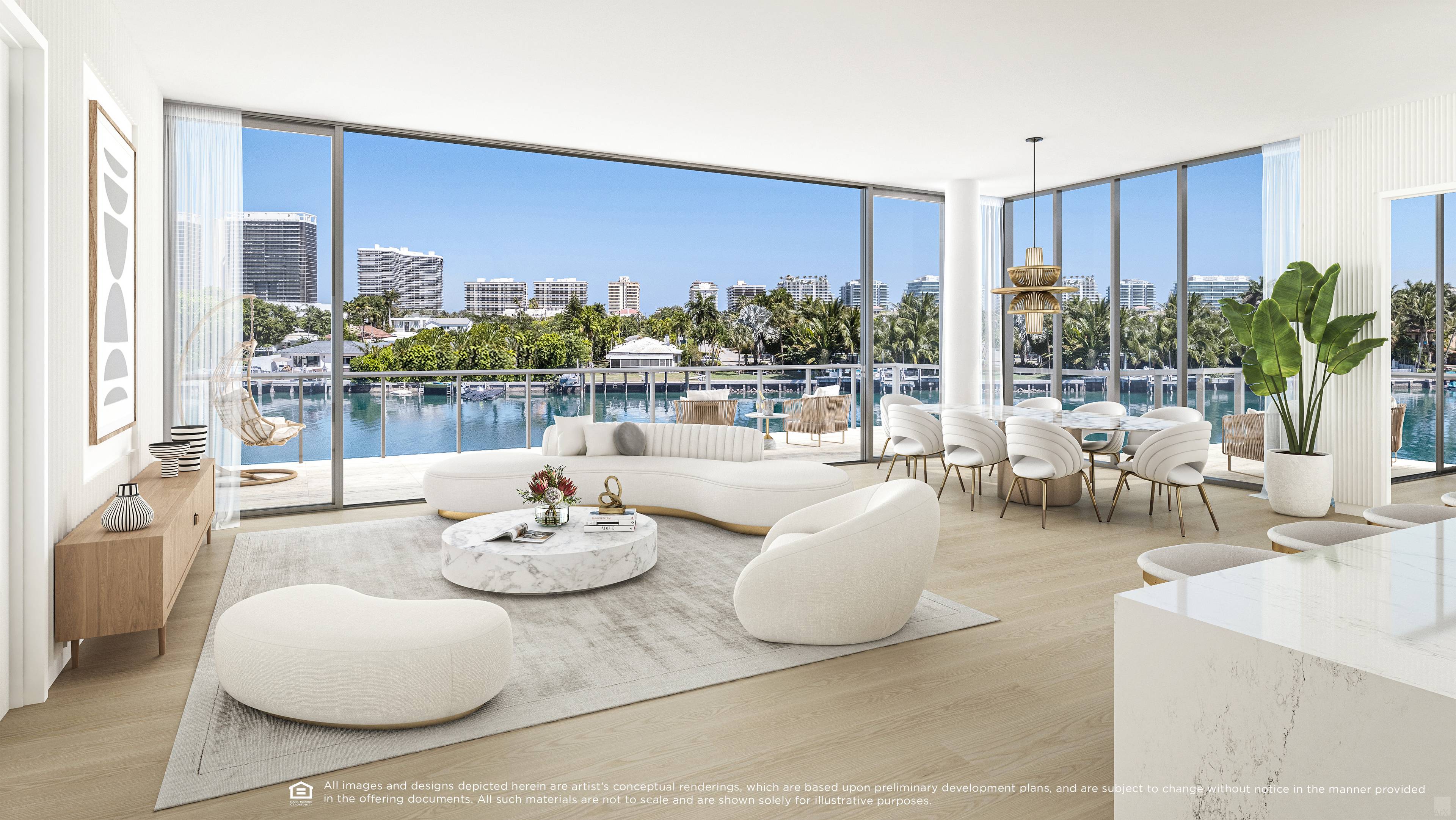 Miami Bay Harbor Islands | Water Front Penthouse | 4 Bed  | 4.5 Bath | 2,405 SQFT