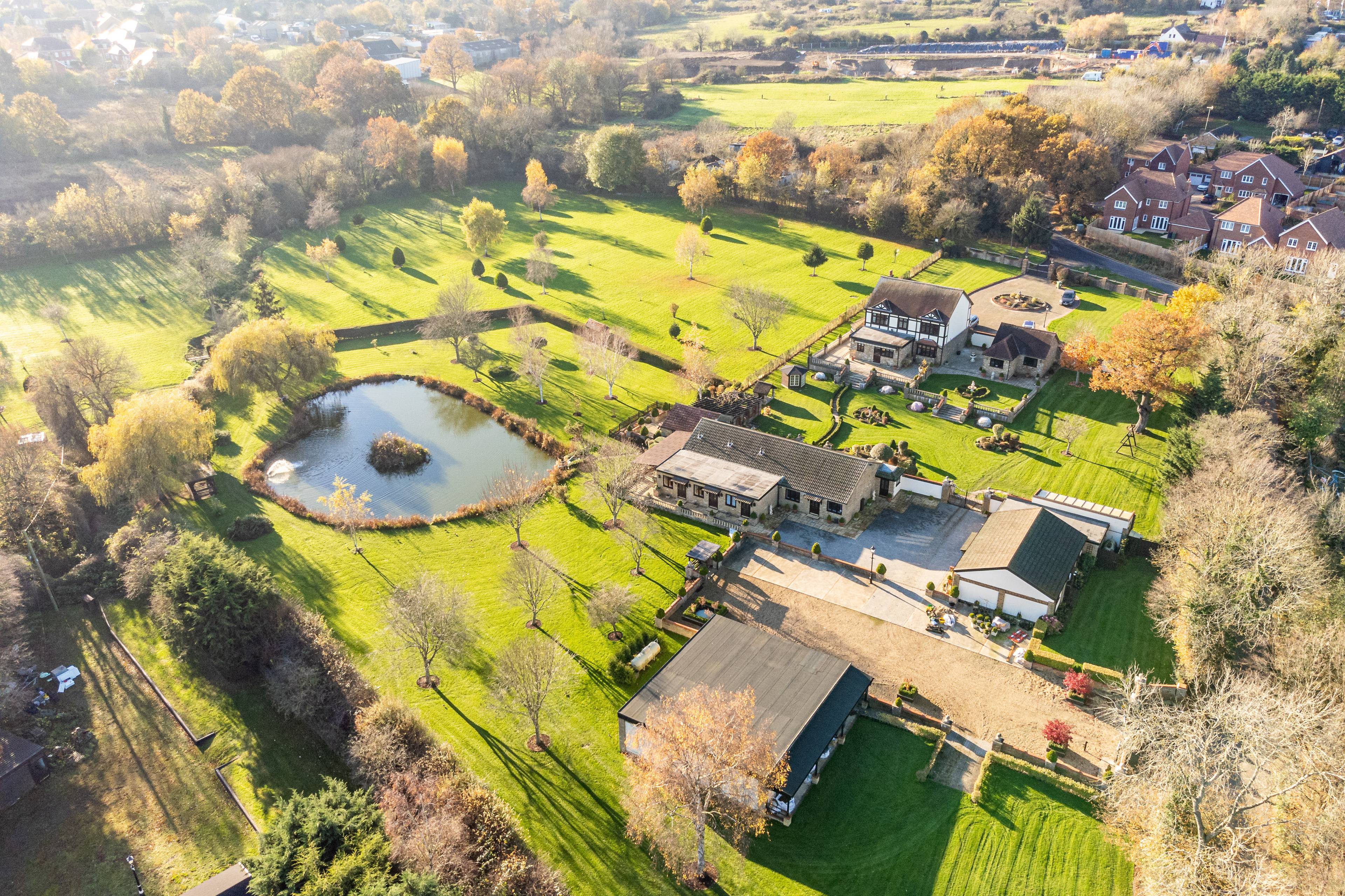 Nest Seekers International are proud to present Malaya Farm, a beautiful home set in just under 7 acres of grounds located in Goffs Oak, Hertfordshire