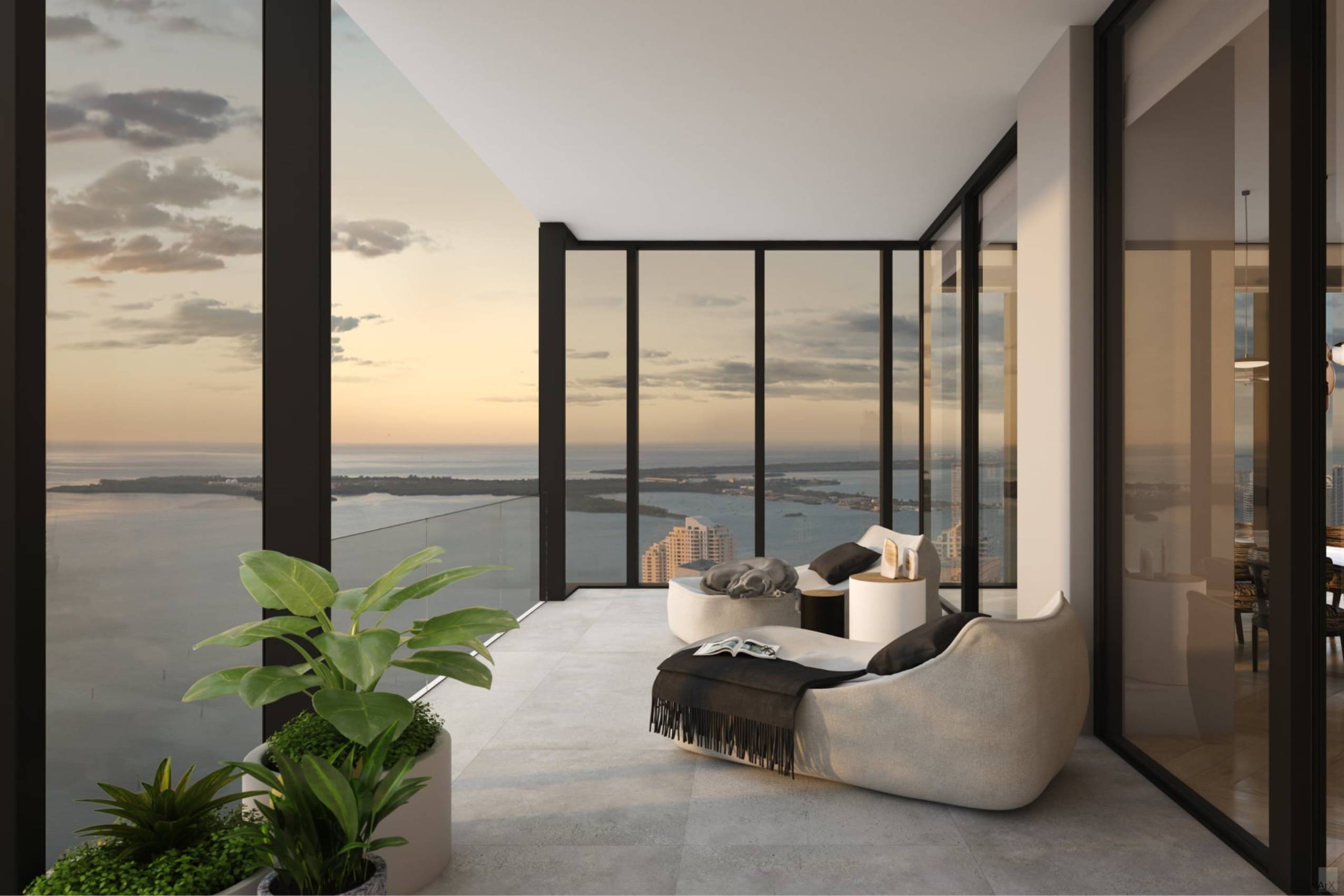 Downtown Miami Luxury Sky Villa | Waldorf Astoria Residences | 4 Chambres, 4,5 Salles De Bain | Vue sur la ville et l'eau