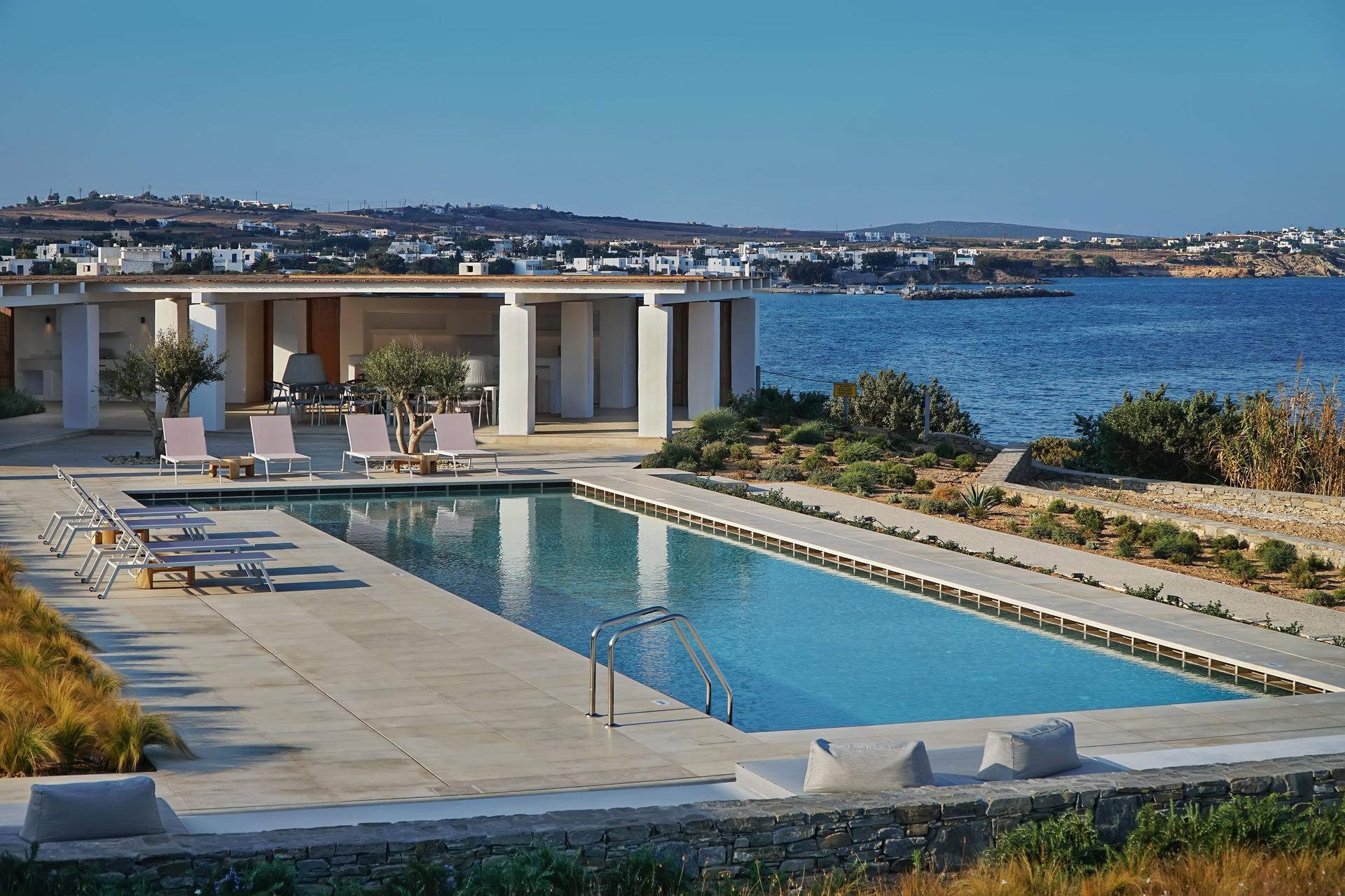 Panorama Estate Paros to rent in Paros - Outdoor & Swimming Pool