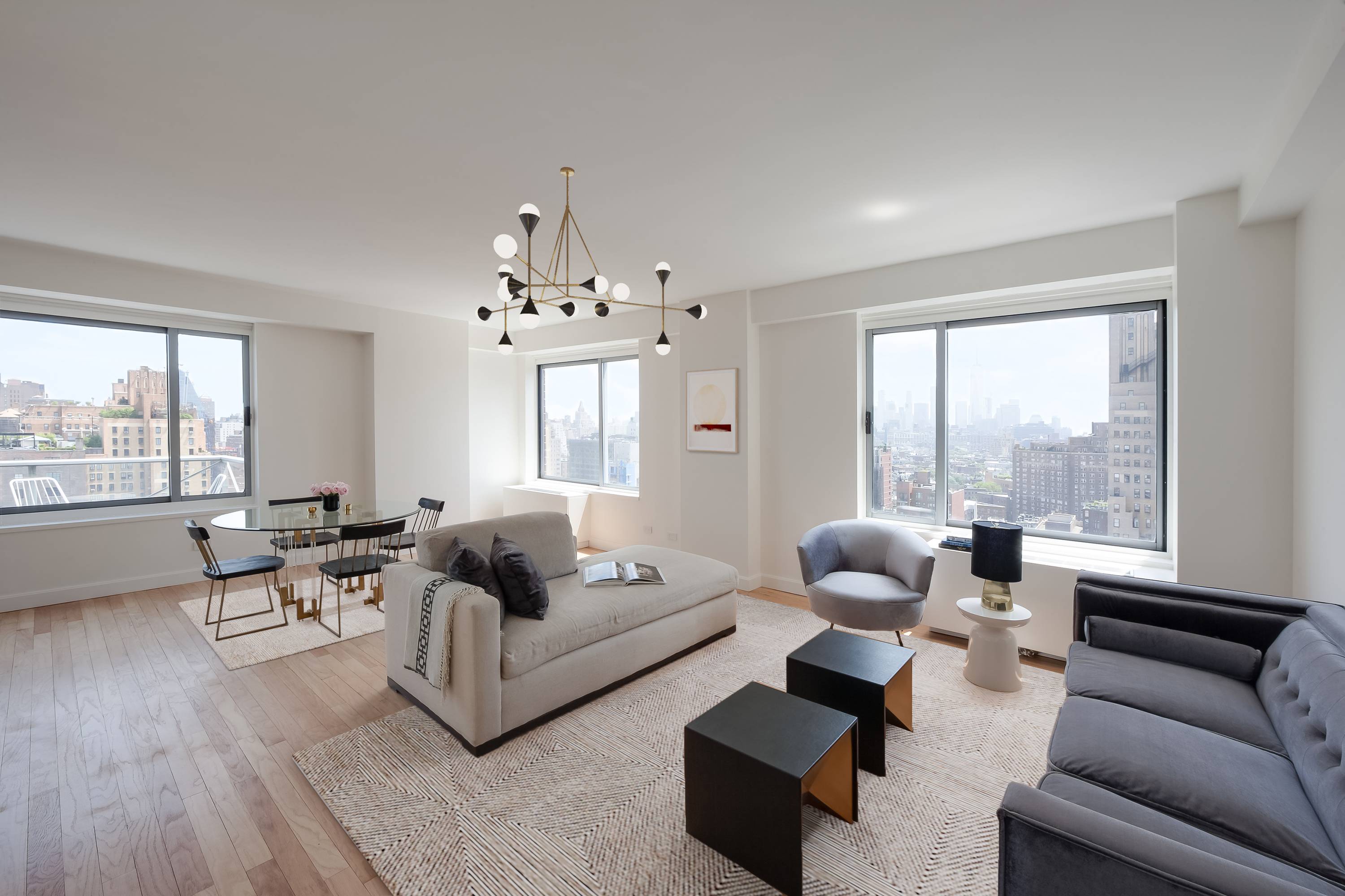 270 WEST 17TH CHIC 1000sf CORNER ONE BEDROOM PENTHOUSE WITH JAW DROPPING VIEWS|NEW DESIGNER RENOVATIONS