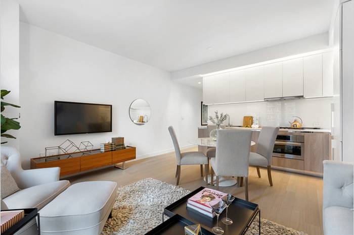 No Fee! This gracious 2 bedroom is the epitome of style with 2 full bathrooms. Catch the sunset from every room as windows are west facing with Hudson River views.