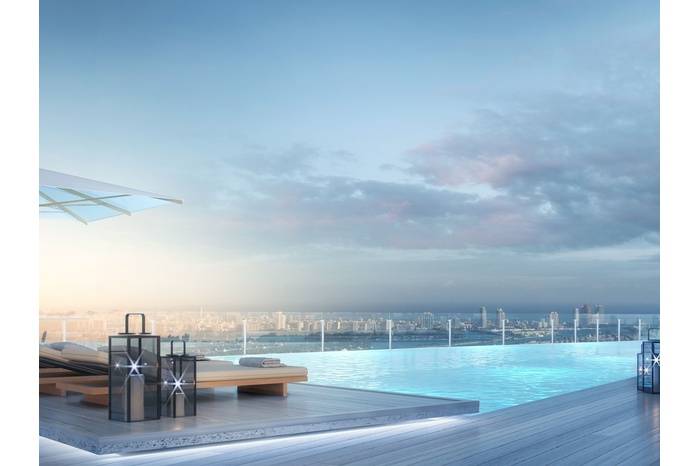 Luxurious Waterfront Condominium in the Sky with City Views