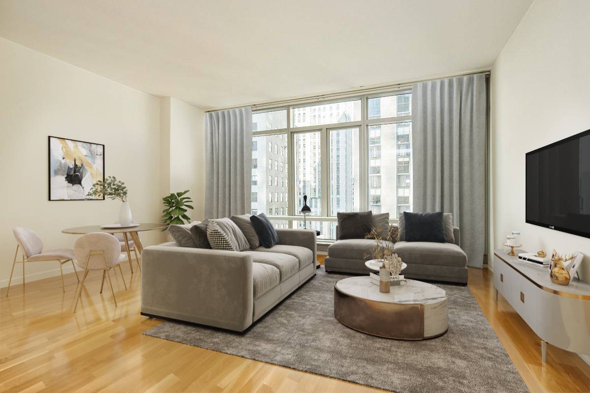 Elegant and spacious 1-bedroom and 1.5-bathroom condo a few steps from Rockefeller Center