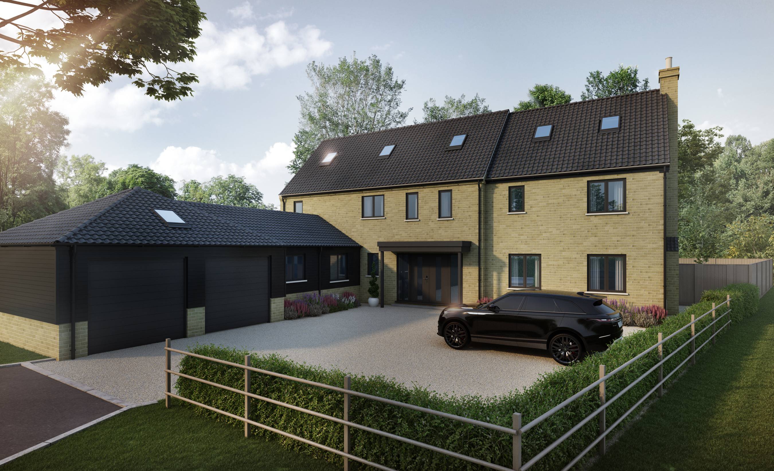 NEW BUILD, STUNNING DETACHED, FIVE BEDROOM, FIVE BATHROOM HOUSE LOCATED IN THE PICTURESQUE VILLAGE OF DODDINGTON.