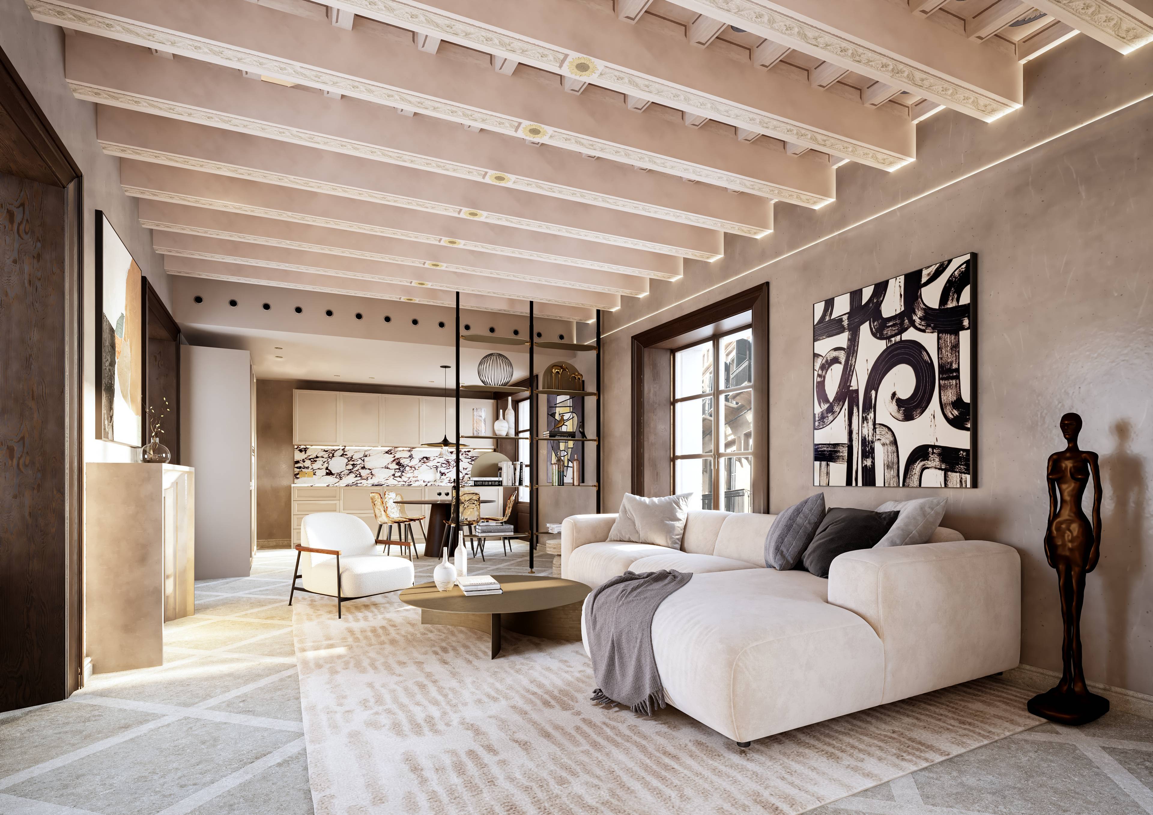 Exclusive and Contemporary luxury Penthouse in the middle of the heart medieval Palma de Mallorca