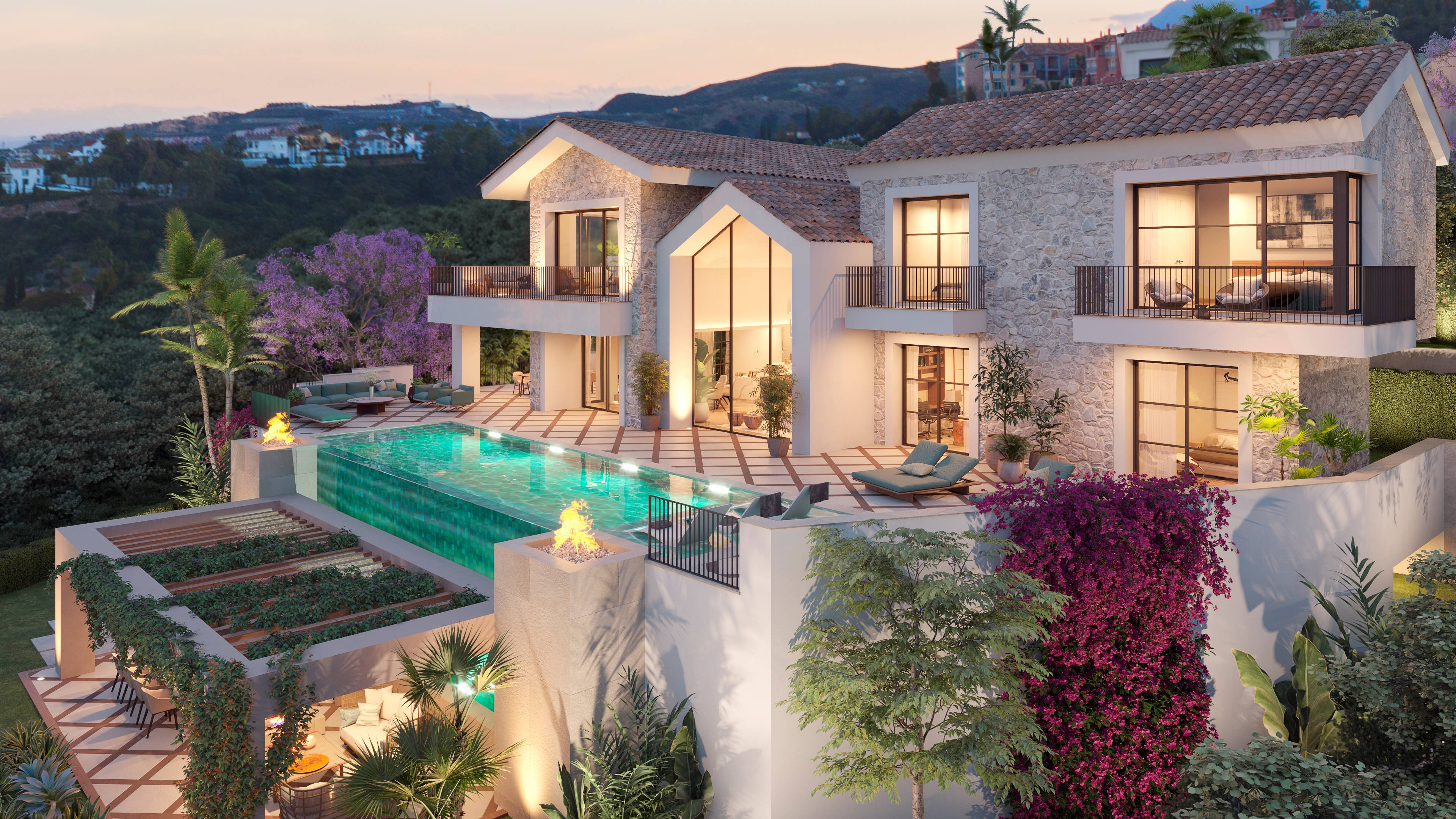 Spanish Corner - Villa 15: Near to completion, this stunning estate is situated on a luxurious plot within the exclusive gated community of The Hills in La Quinta
