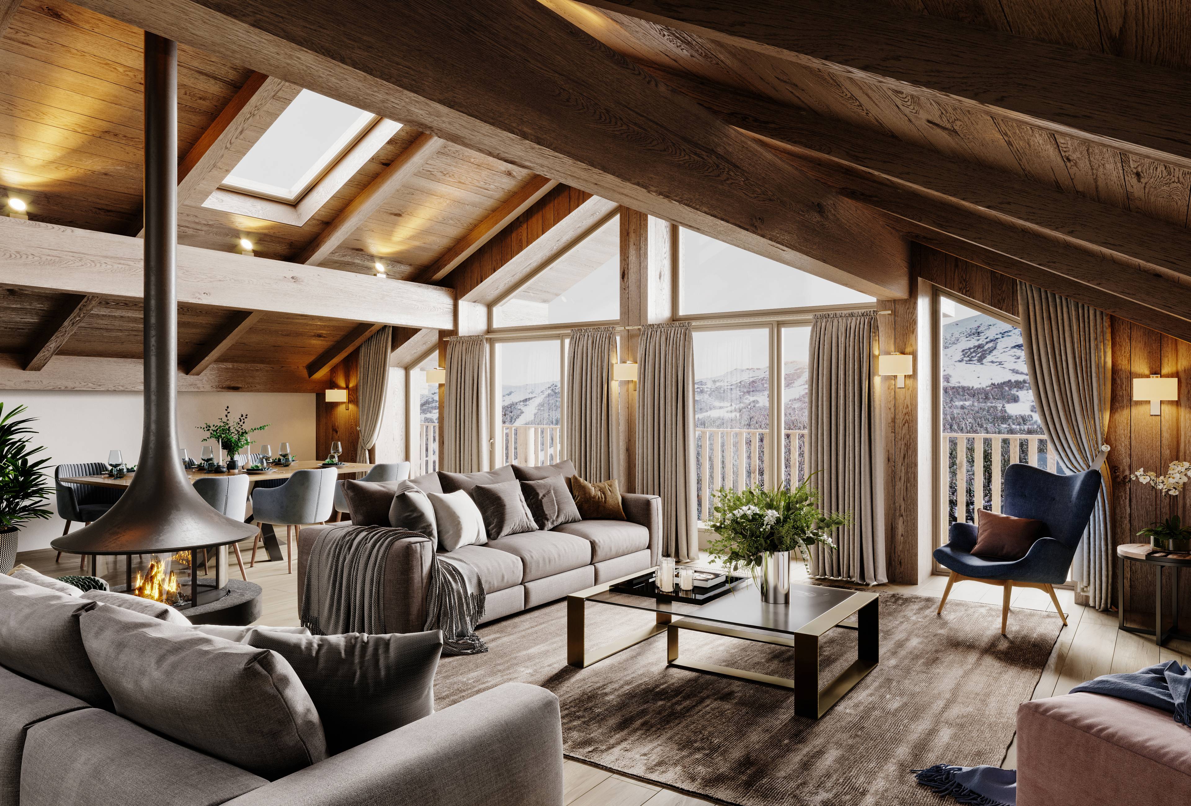 Brand new Luxury Chalet in Three Valleys Meribel delivered for Christmas 2023