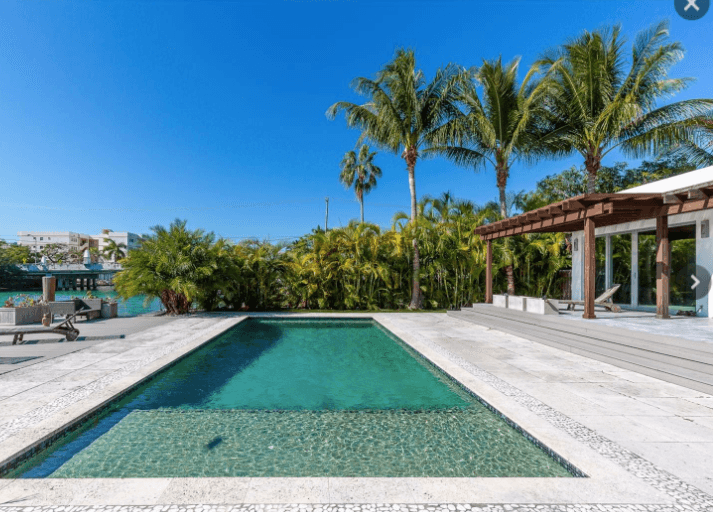 Miami Beach Waterfront single-family home with direct ocean/bay access