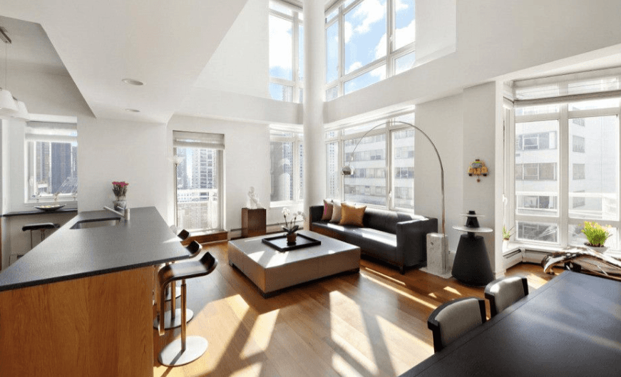No Fee, 2BR/2BA Sunlit High Ceiling Luxury Apartment