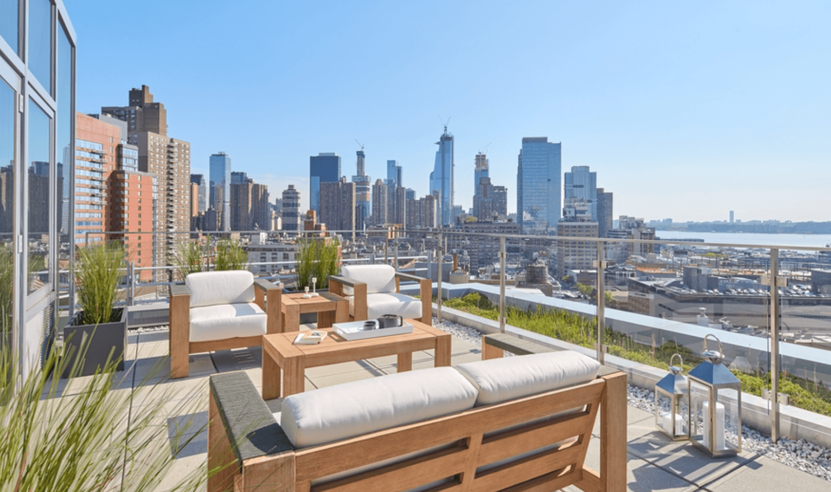 2 Beds/2 Bath in Luxury Amenity Filled Hell’s Kitchen Building, W/D in Unit and Private Terrace!!!