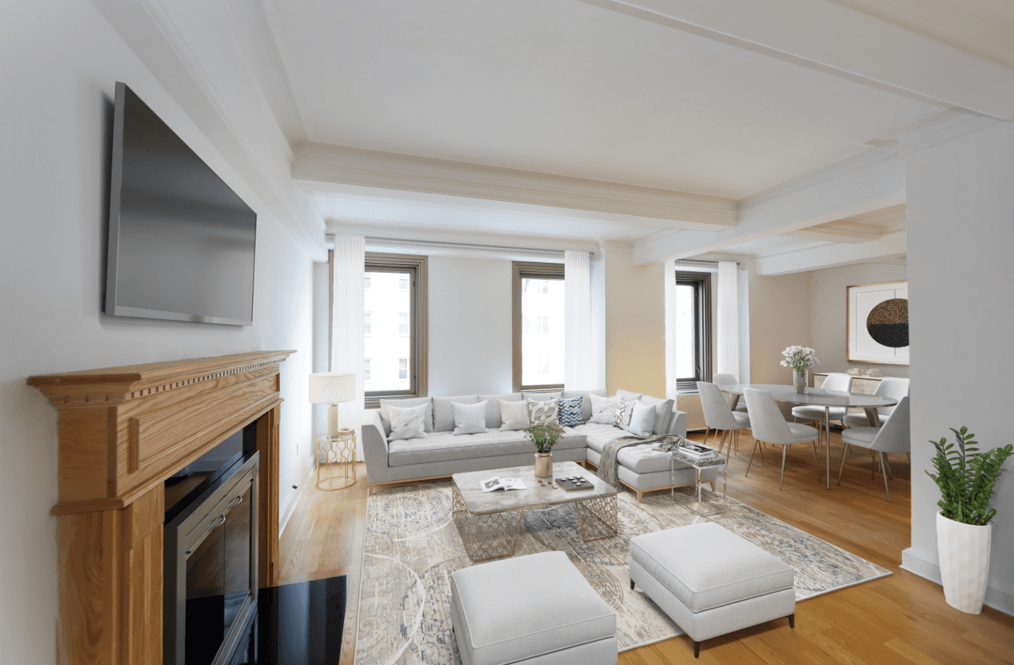 Monster 2Bd/2Ba in Midtown West with dining alcove and huge living room, W/D in unit