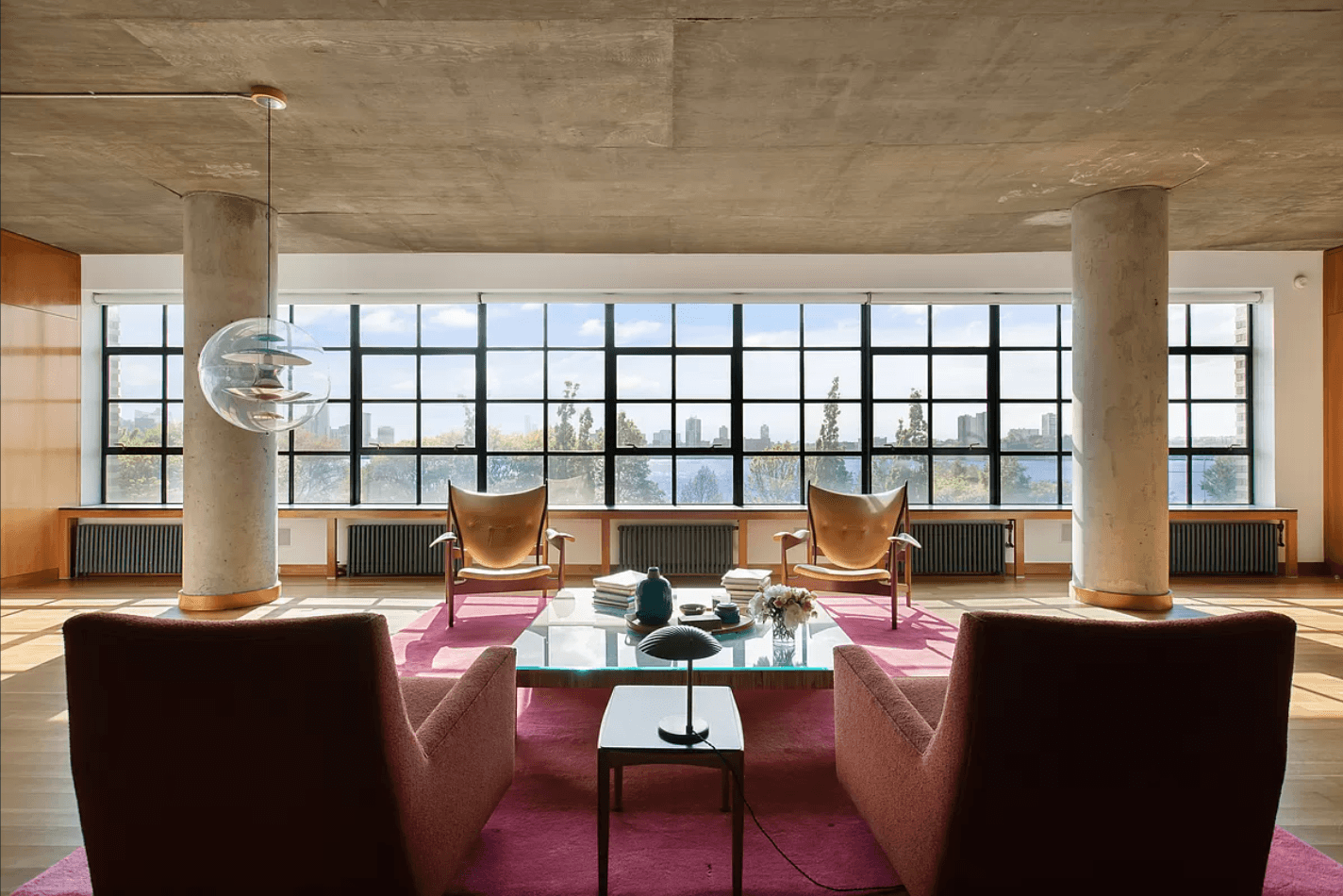 Iconic Full Floor West Village Loft Flooded with Light and Hudson Views