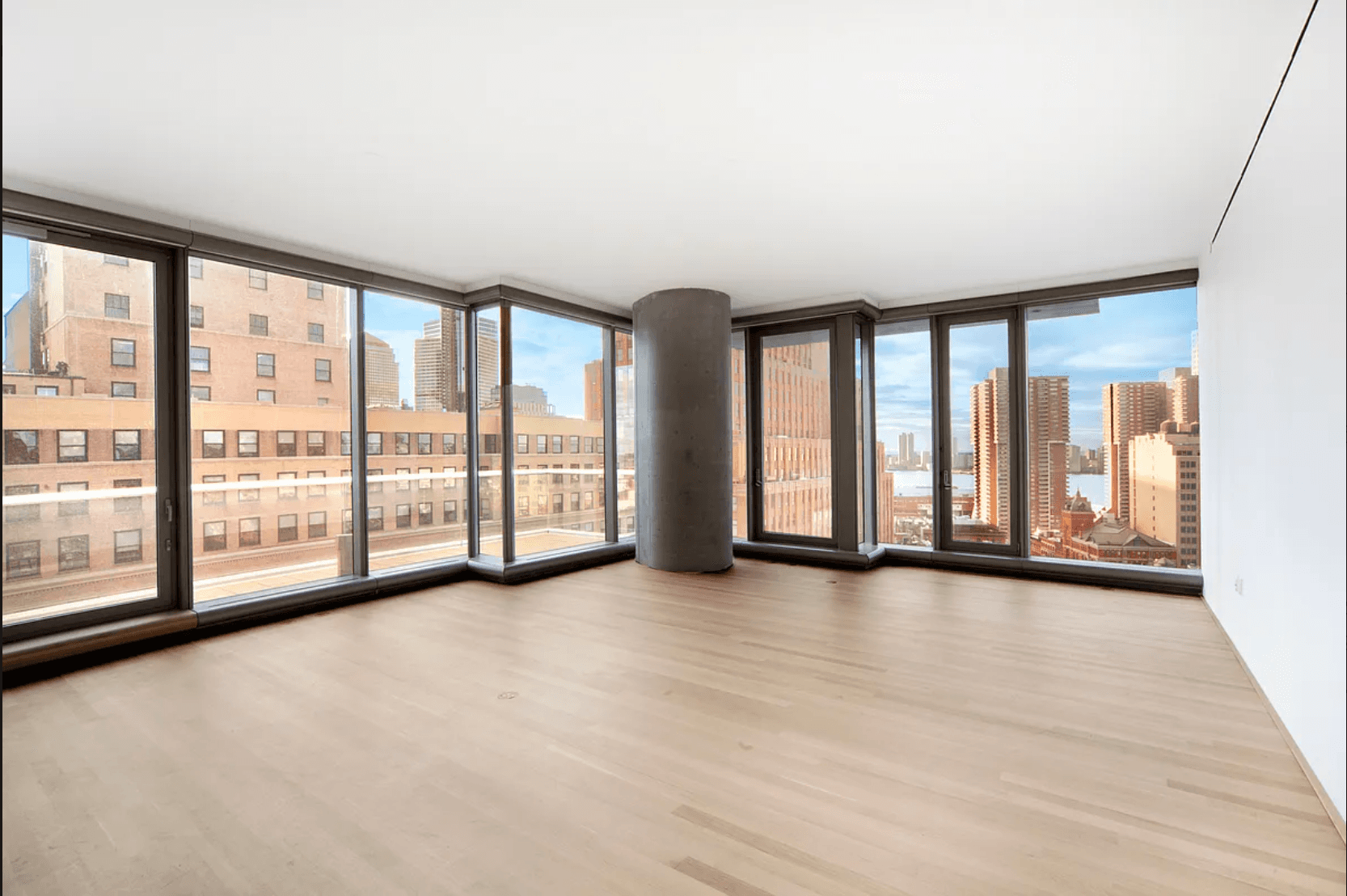 Luxury 2 Bedroom Tribeca Loft with Panoramic Glass NYC Views and Two Large Terraces
