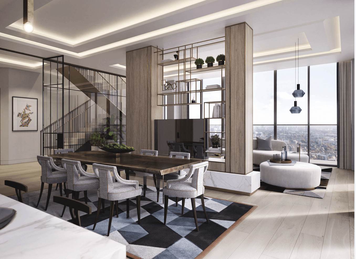 4 BEDROOM DUPLEX PENTHOUSE SITUATED ON THE 36TH/37TH FLOOR - THE STAGE, SHOREDITCH