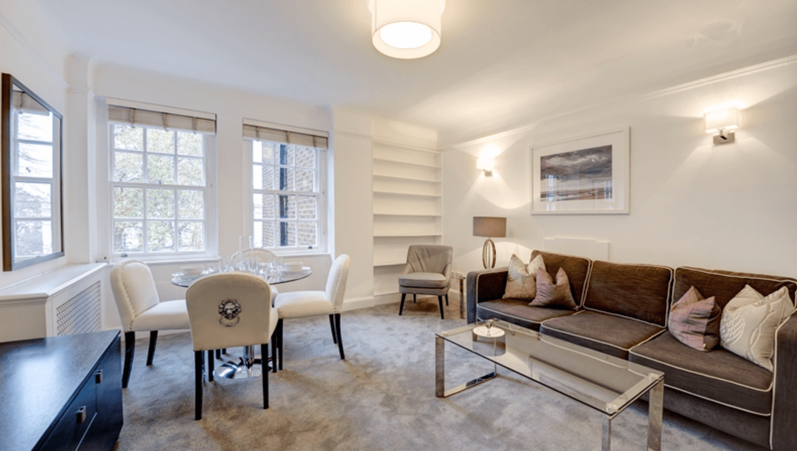 Bright and spacious two bedroom two bathroom apartment South Kensington