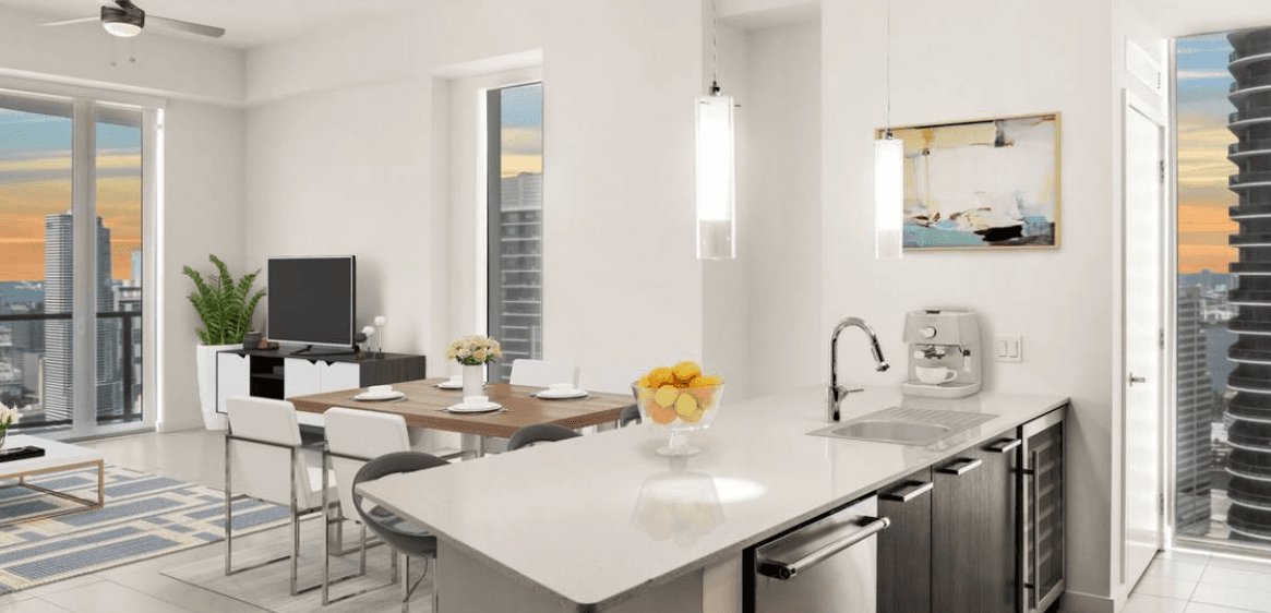 Miami Brickell 2BR Penthouse, Ocean View, Low Deposit, Easy Move In