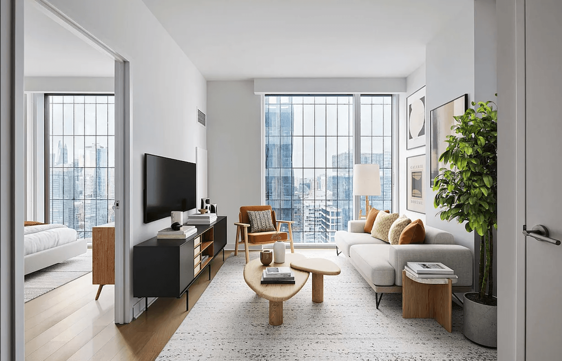 GORGEOUS  NO FEE 1 BED/1 BATH IN SUBLIME HUDSON YARDS LUXURY BUILDING