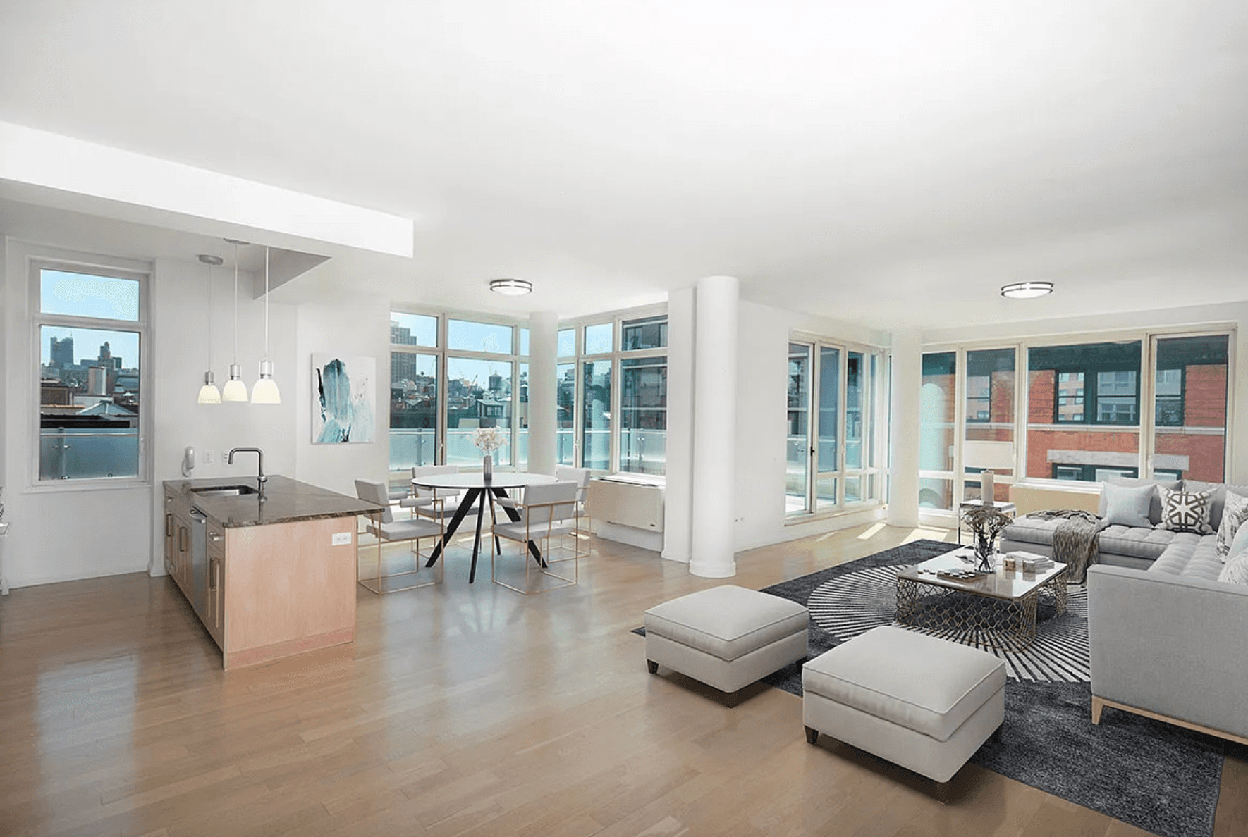 No Fee 2Bed/2Bath w Terrace in Prime Soho Sprawling & Light Filled Luxury , White Glove Amenities, Concierge, Gym