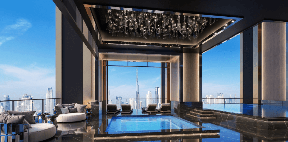EXCLUSIVE LUXURY LIVING: 2-BED + MAID/STUDY + STORE QUARTER FLOOR MARVEL AT BURJ BINGHATTI BY JACOB & CO. – OVER 3300 SQ FT OF PURE ELEGANCE WITH PANORAMIC VIEWS!