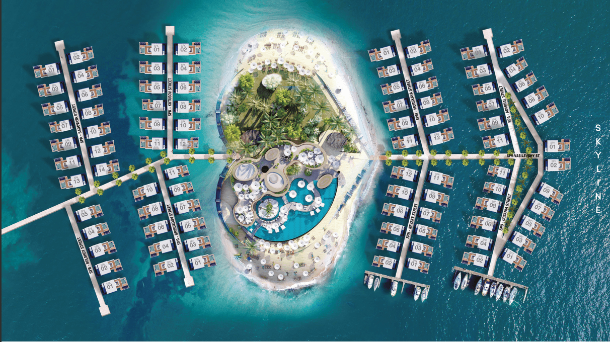 THE ULTIMATE AQUATIC RETREAT :  THE FLOATING SEAHORSE, A 3-LEVEL UNDERWATER HAVEN WITH BENTLEY-DESIGNED ELEGANCE AT THE WORLD ISLANDS