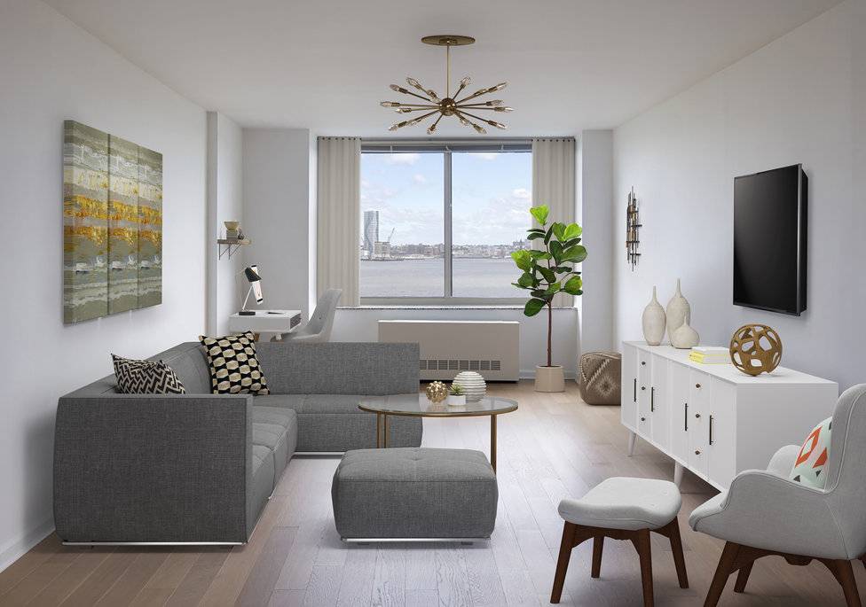 Amazing Western Exposure and River Views 2 bed/2 bath in Tribeca! 25% Rent reduction!