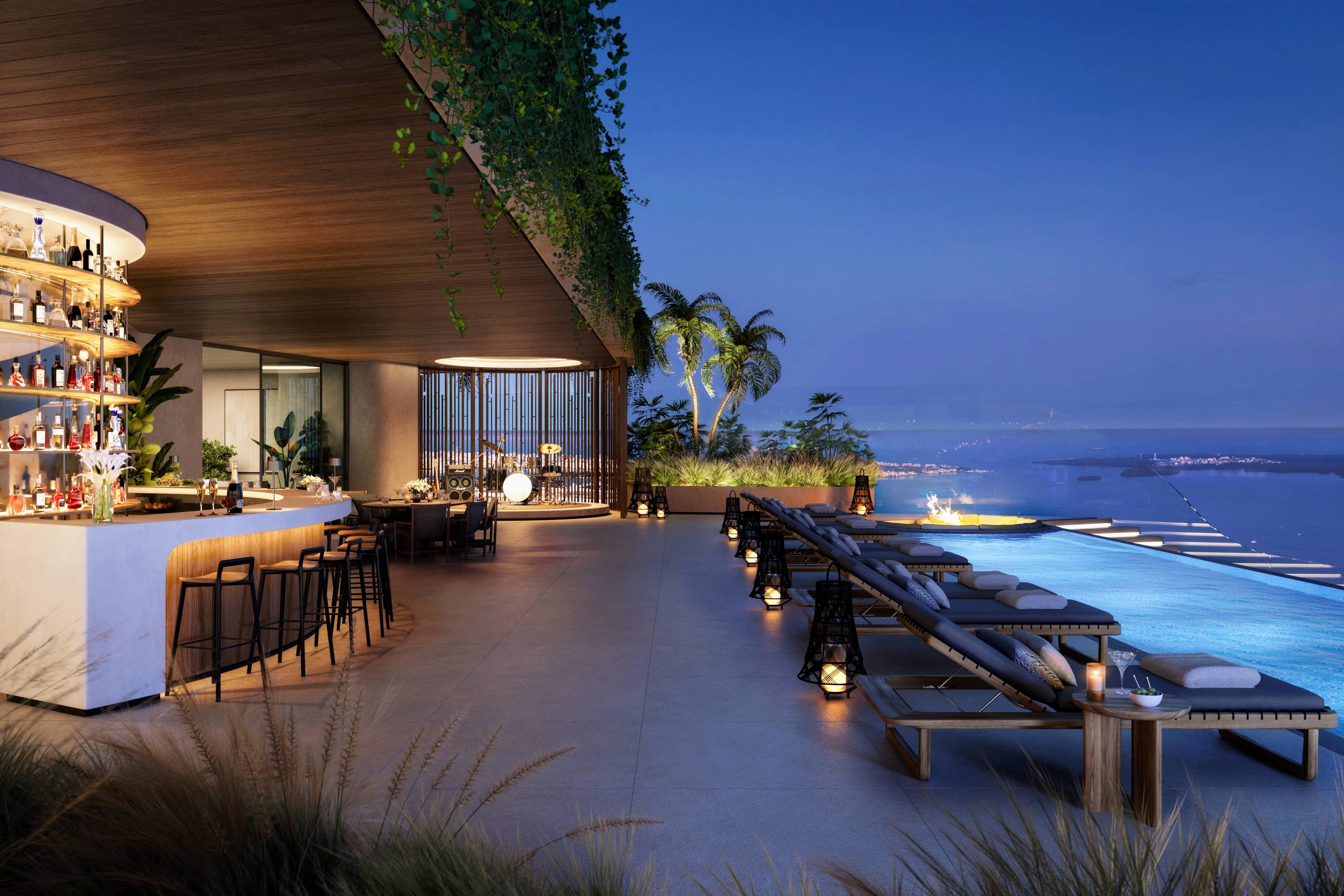 Miami's Perfect Luxury Haven: 2 BR + Den, 3.5 BA, 2,616 sqft + 590 sqft Wraparound Terrace