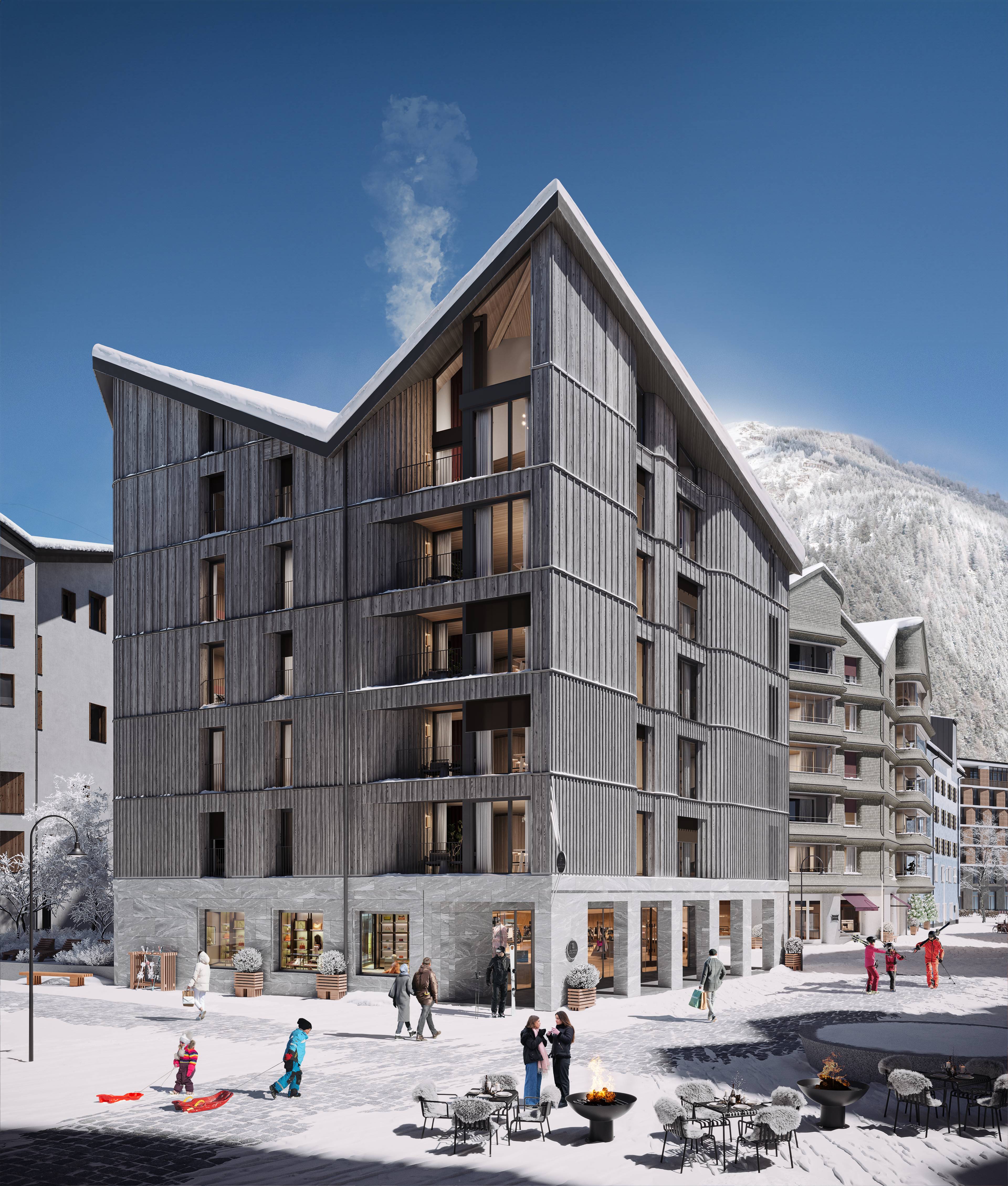 4 Bed Duplex Penthouse For Sale - La Vetta, Andermatt Switzerland