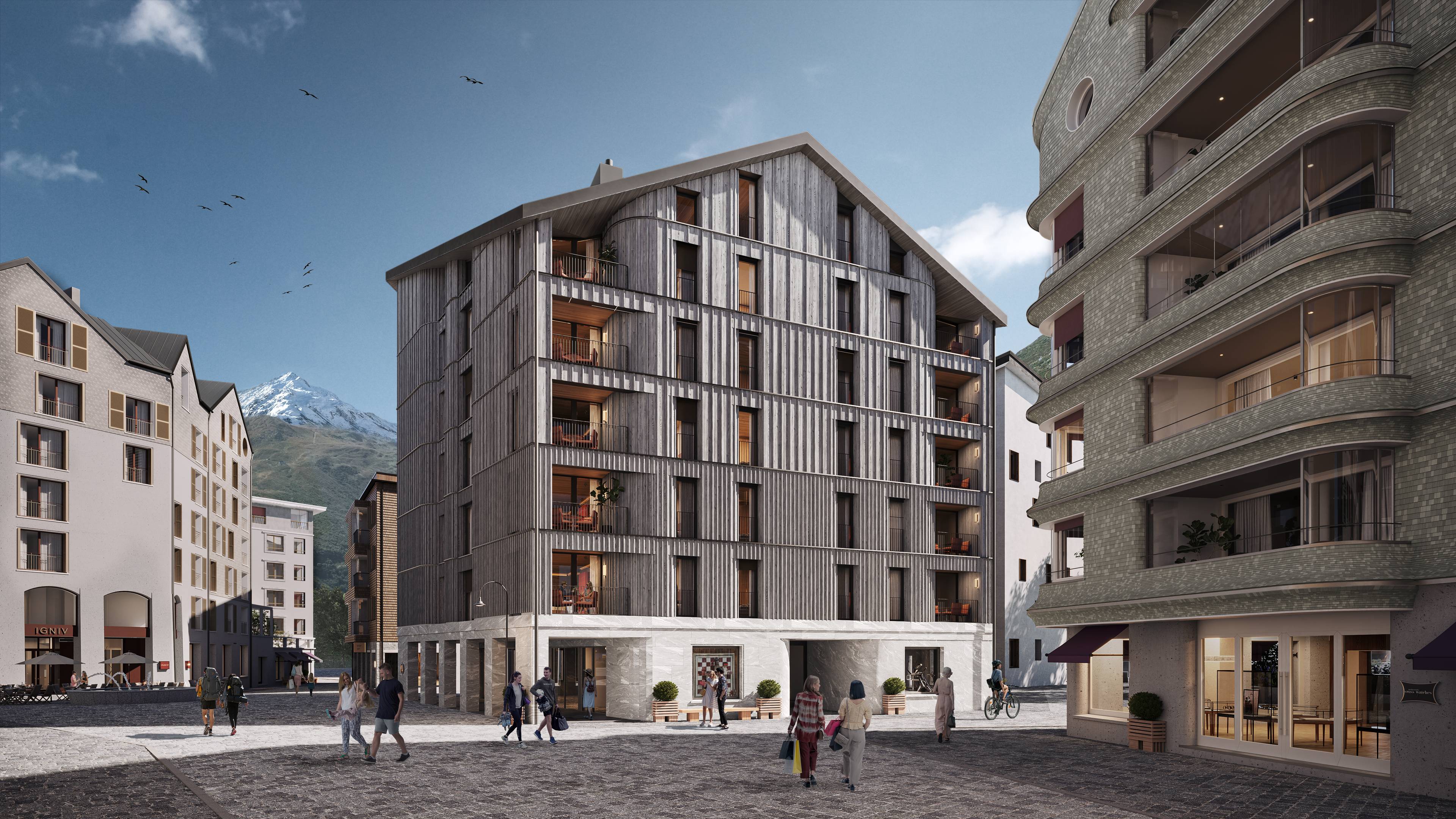 LA VETTA Andermatt Swiss Alps : 2, 3 & 4 Bed Residences: A Skier's Paradise where Italian Design meets Swiss Precision