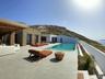 Villa Lithos to rent in Mykonos - Outdoor Lounge & Swimming Pool Area