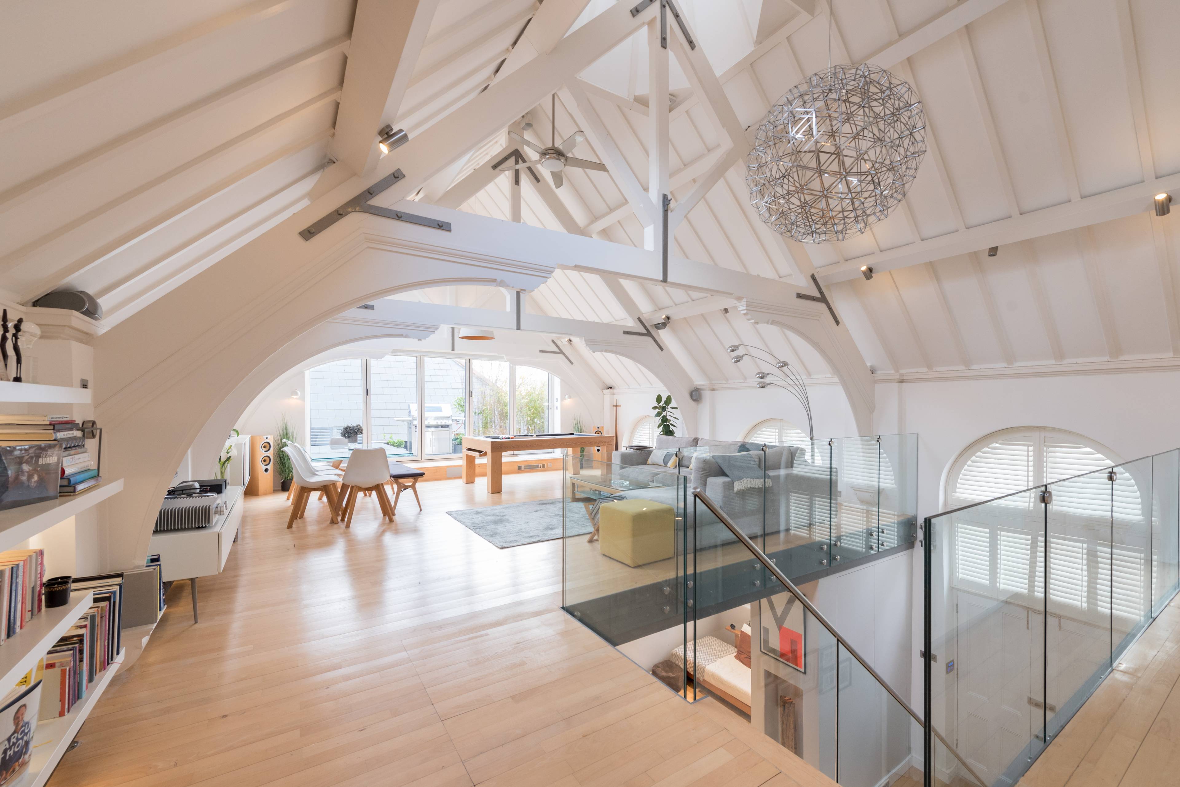 Fabulous take on Loft style living. Two bedroom house with endless ceiling height and wine cellar at this converted former magistrates court makes a perfect space offering bright and contemporary living in a great West London location.