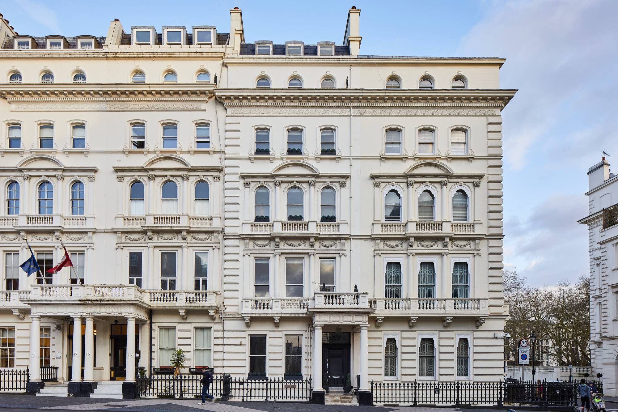 Over 9000sqft, meticulously renovated landmark house bordering Knightsbridge & South Kensington.