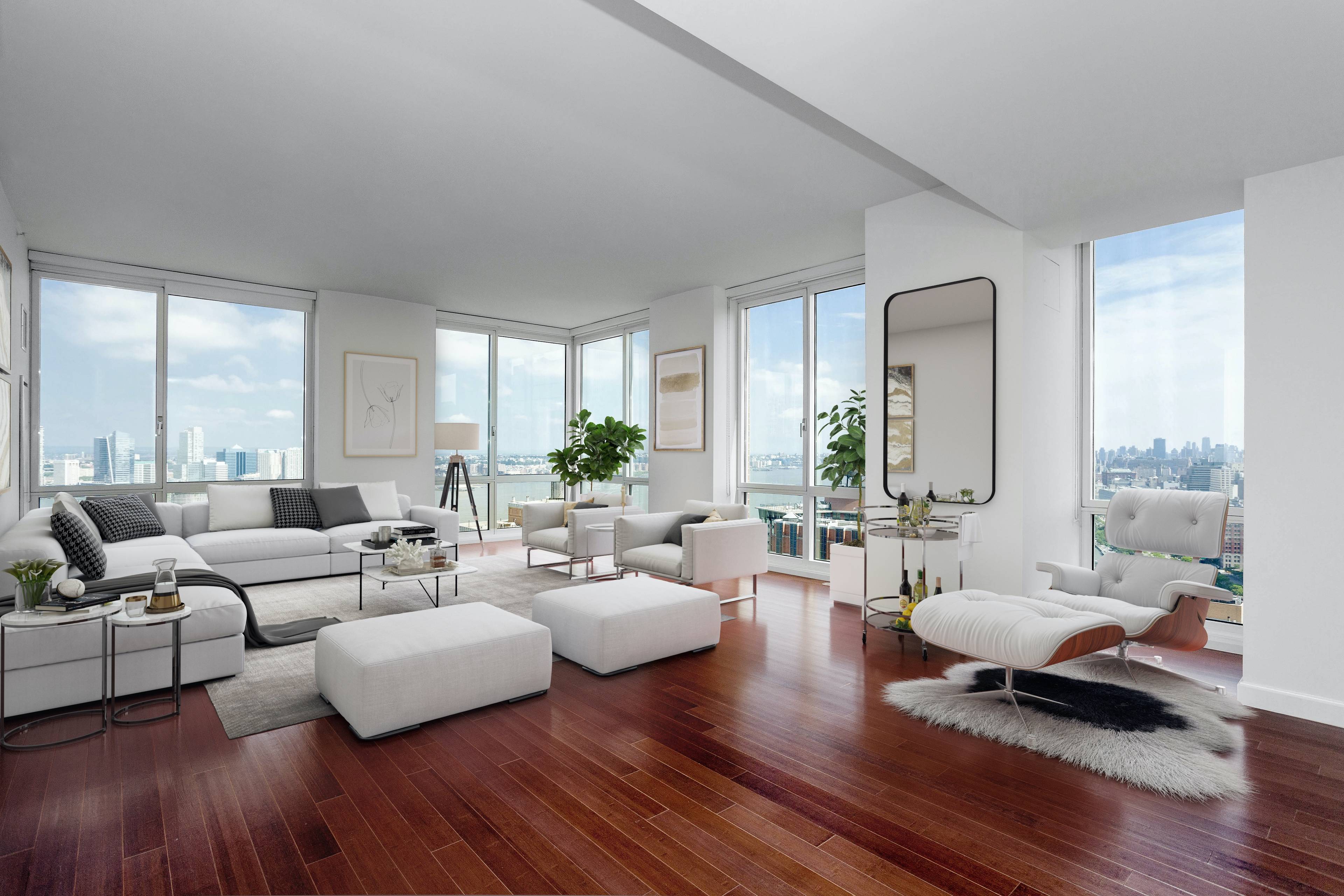 No Fee!3 Bed/3 Bath/Luxury Penthouse in Battery Park City!