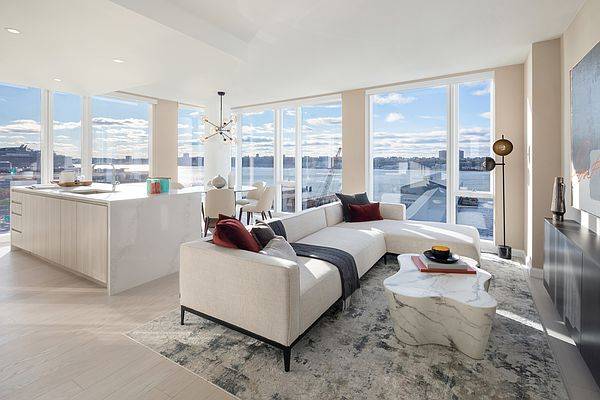 Luxury 3Bed/2.5Bath Available for Immediate Occupancy with Hudson River and Skyline Views.